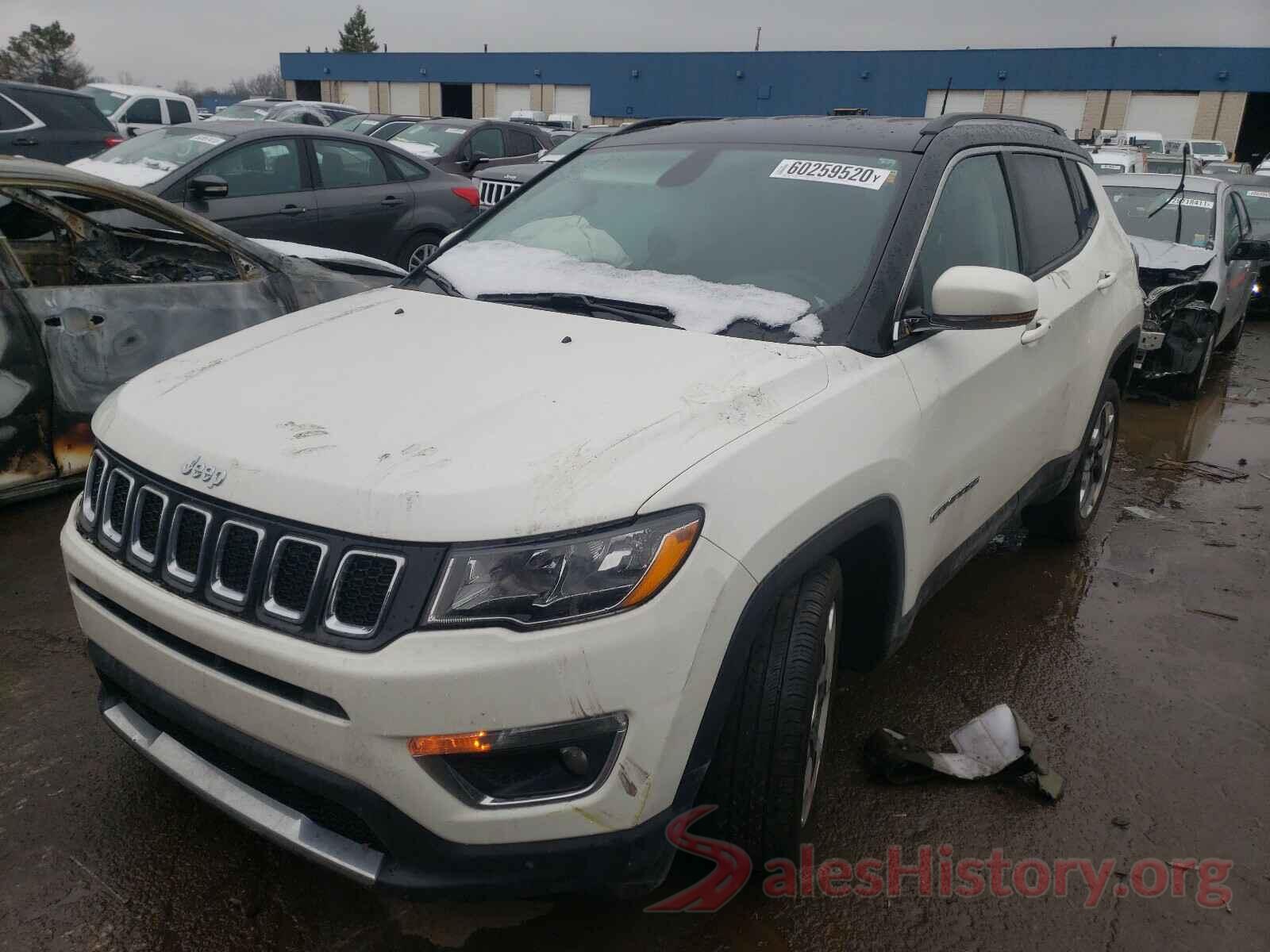 3C4NJDCB0KT827459 2019 JEEP COMPASS