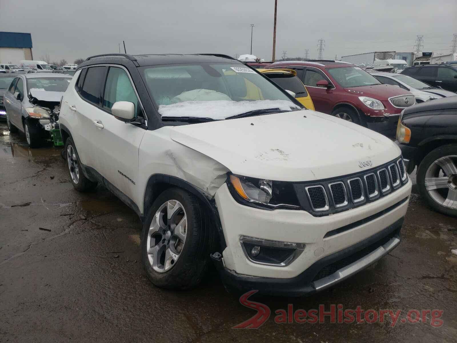 3C4NJDCB0KT827459 2019 JEEP COMPASS