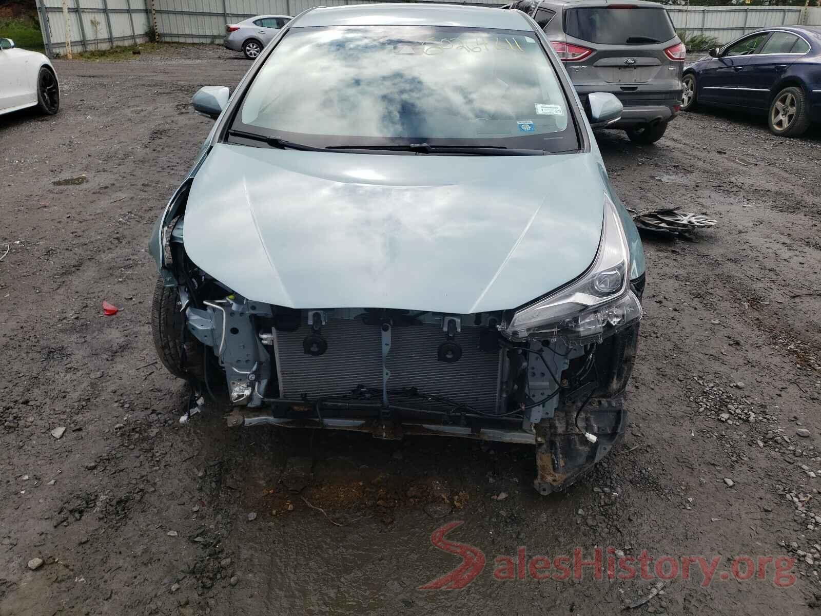 JTDL9RFU5K3010980 2019 TOYOTA PRIUS