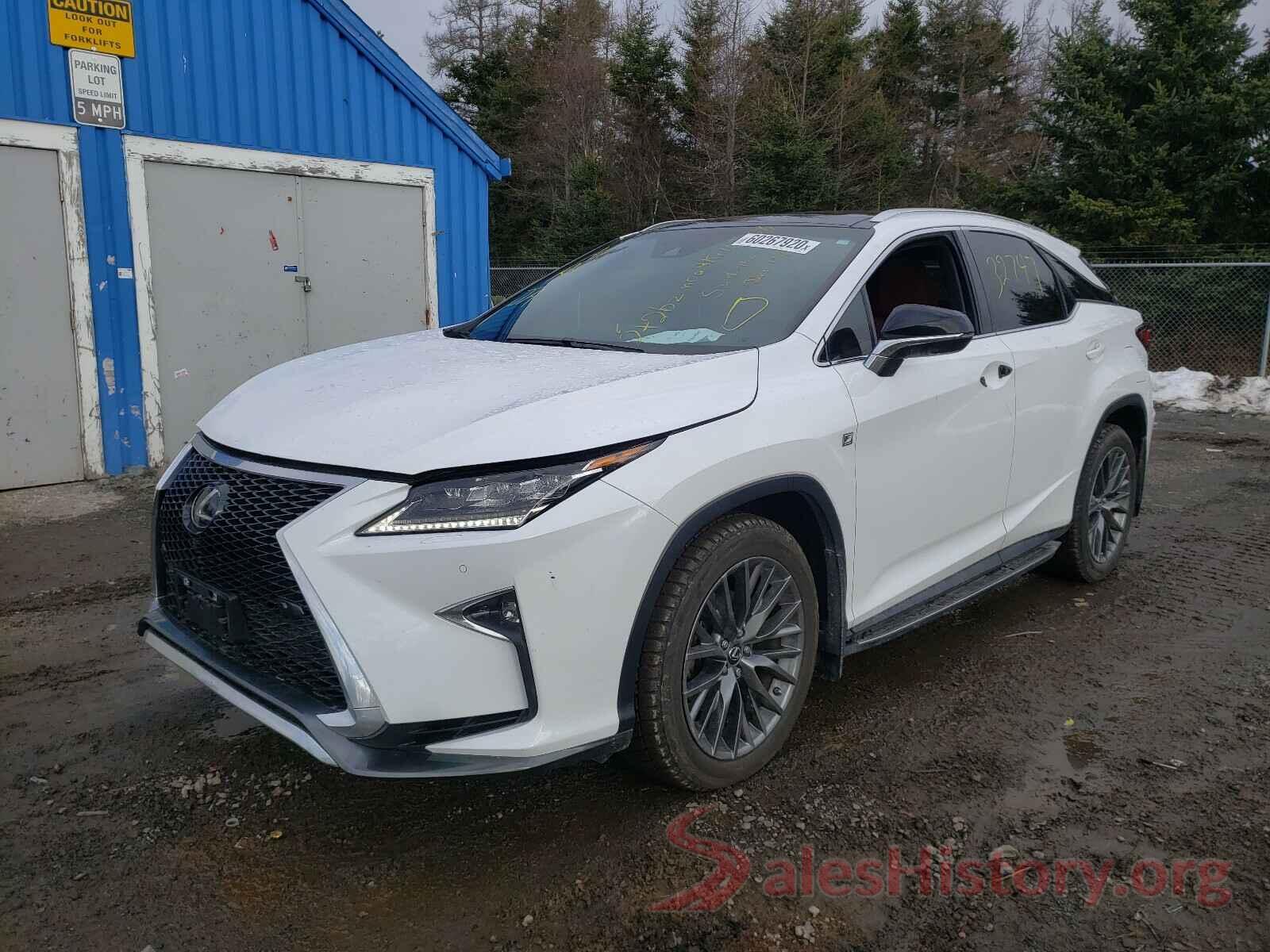 2T2BZMCA9KC168671 2019 LEXUS RX350