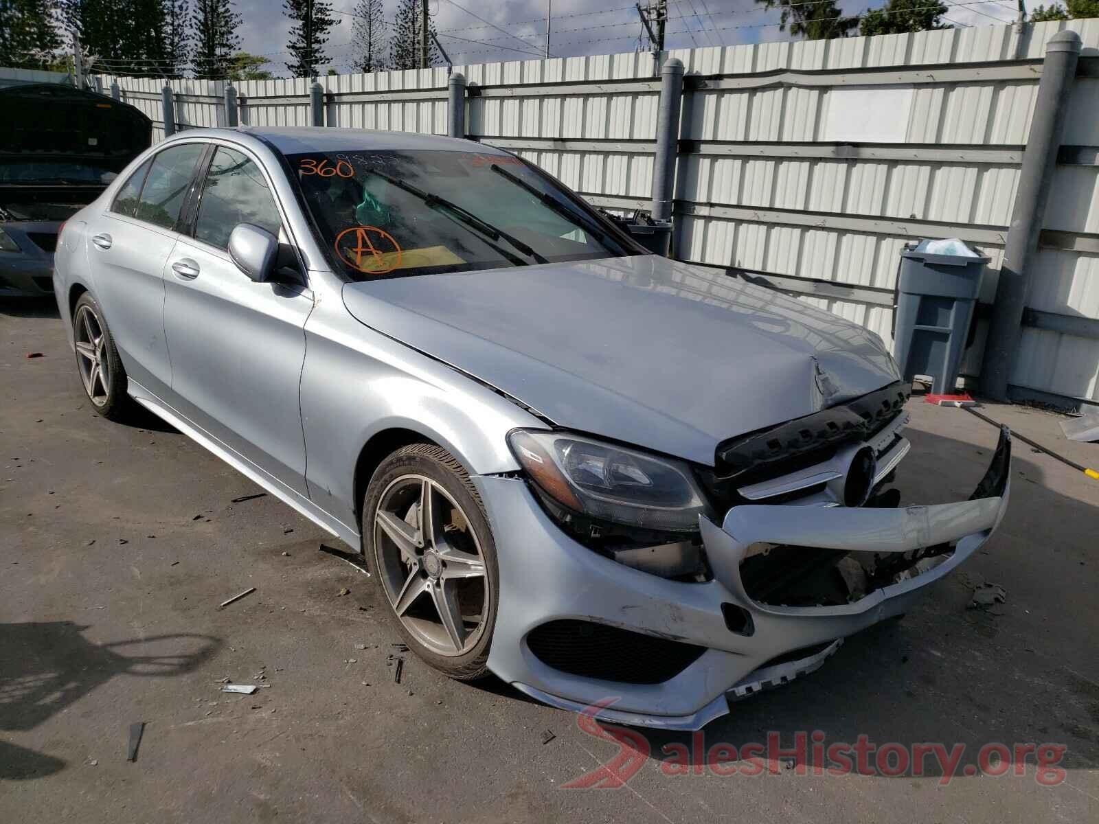 55SWF4JB2GU129822 2016 MERCEDES-BENZ C CLASS