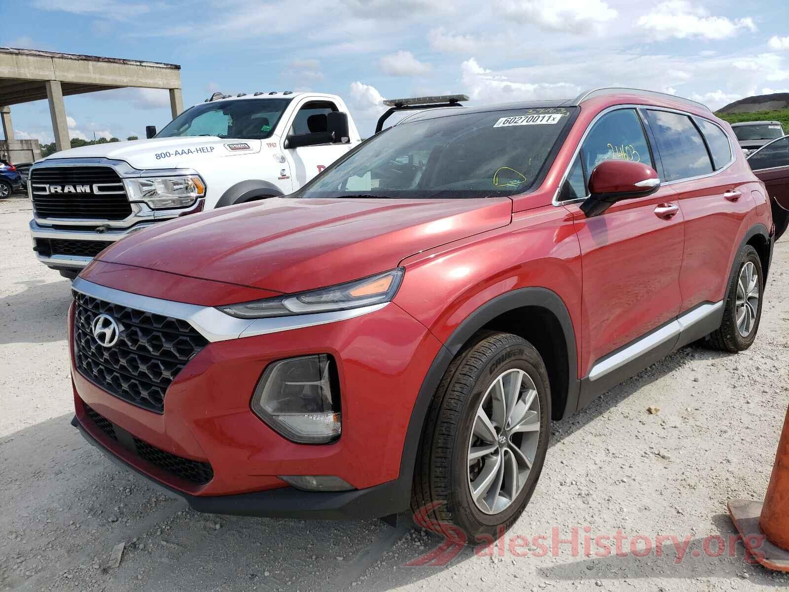 5NMS53AD5KH033883 2019 HYUNDAI SANTA FE