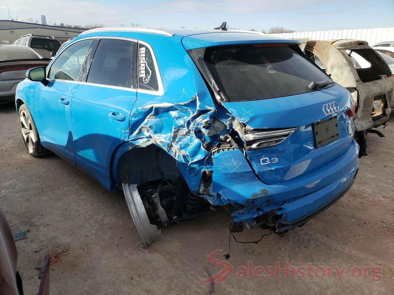 WA1FECF36L1003329 2020 AUDI Q3