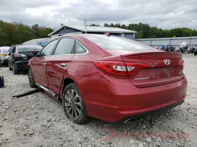 5NPE34AF6HH444408 2017 HYUNDAI SONATA