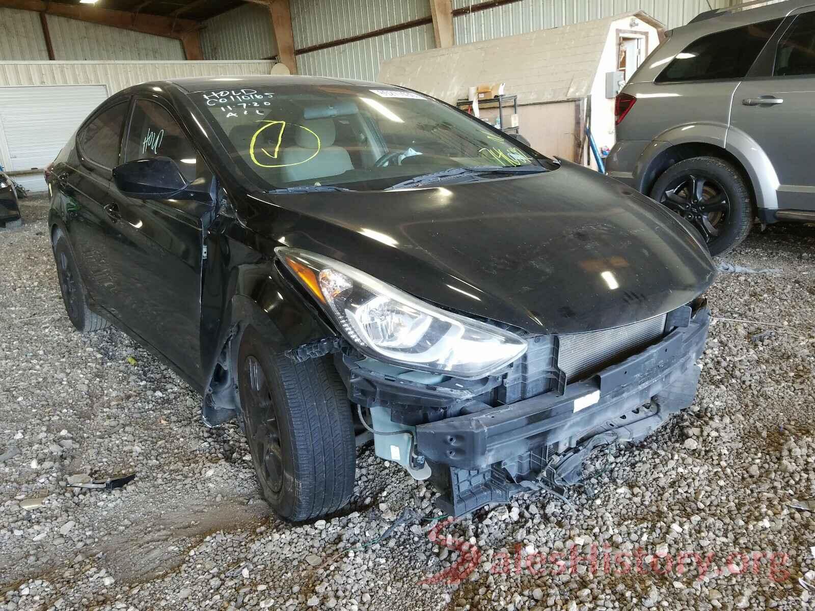 5NPDH4AE6GH746042 2016 HYUNDAI ELANTRA