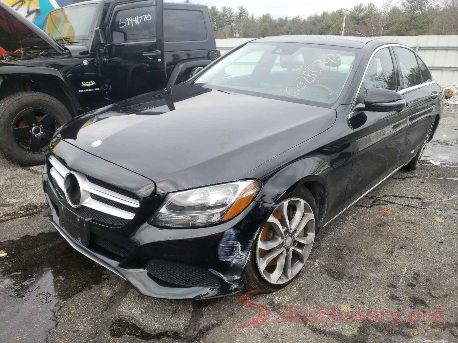 55SWF4KB4HU188368 2017 MERCEDES-BENZ C CLASS