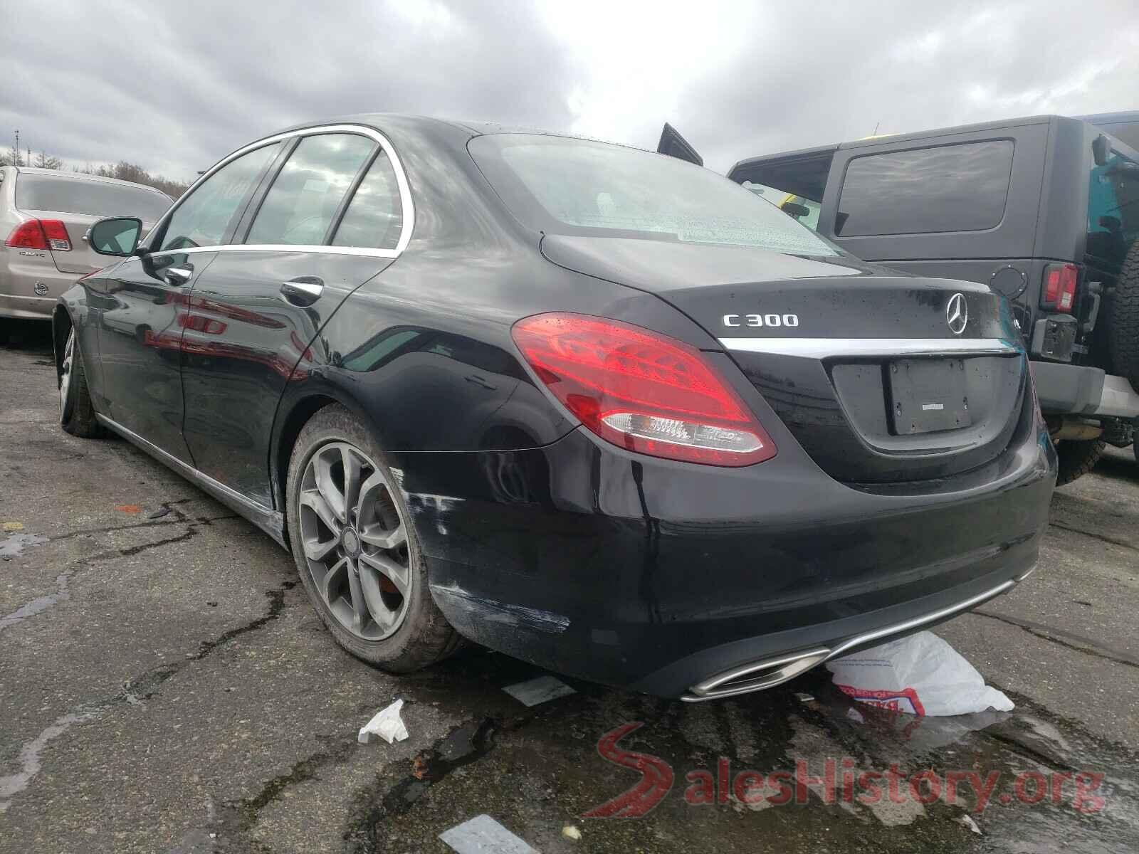 55SWF4KB4HU188368 2017 MERCEDES-BENZ C CLASS