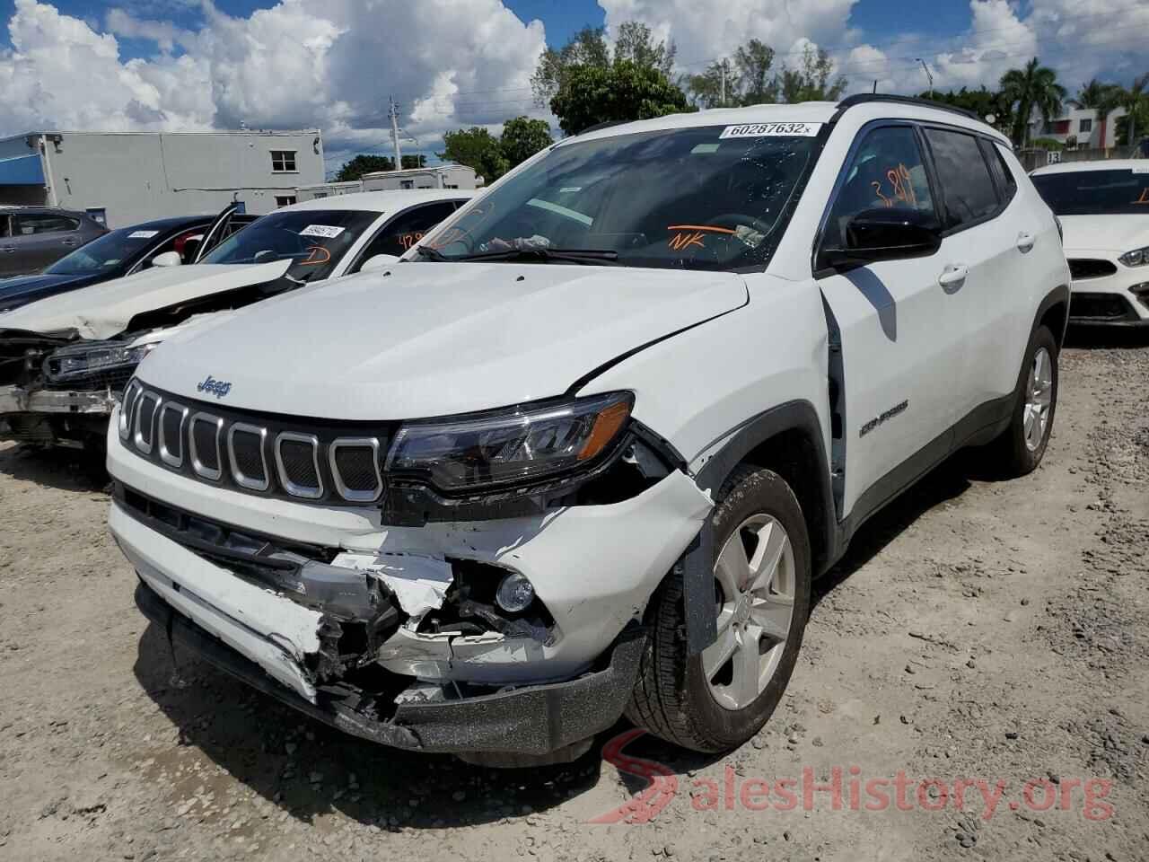 3C4NJCBB2NT156487 2022 JEEP COMPASS