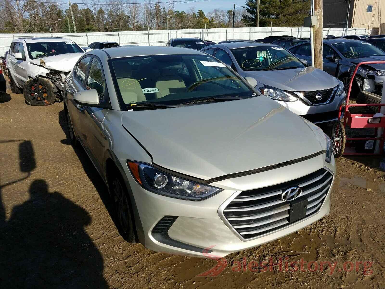 5NPD74LF4HH179923 2017 HYUNDAI ELANTRA