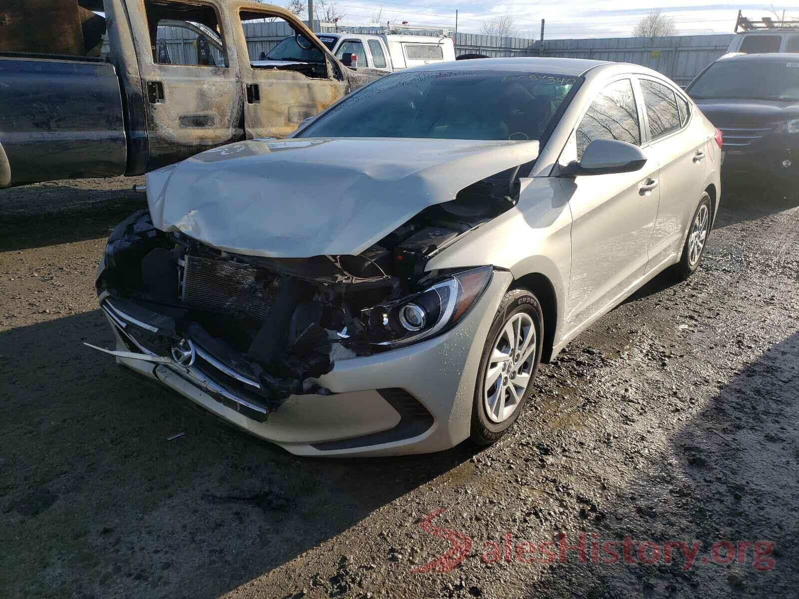 5NPD74LF4HH187939 2017 HYUNDAI ELANTRA