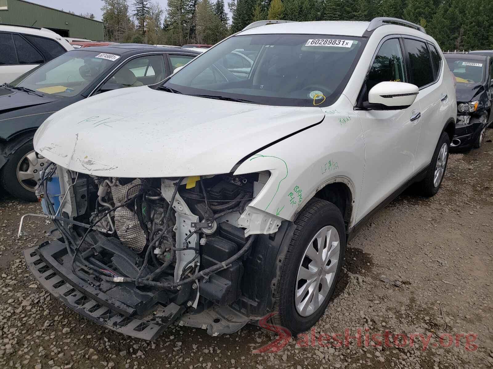 KNMAT2MV6GP671395 2016 NISSAN ROGUE