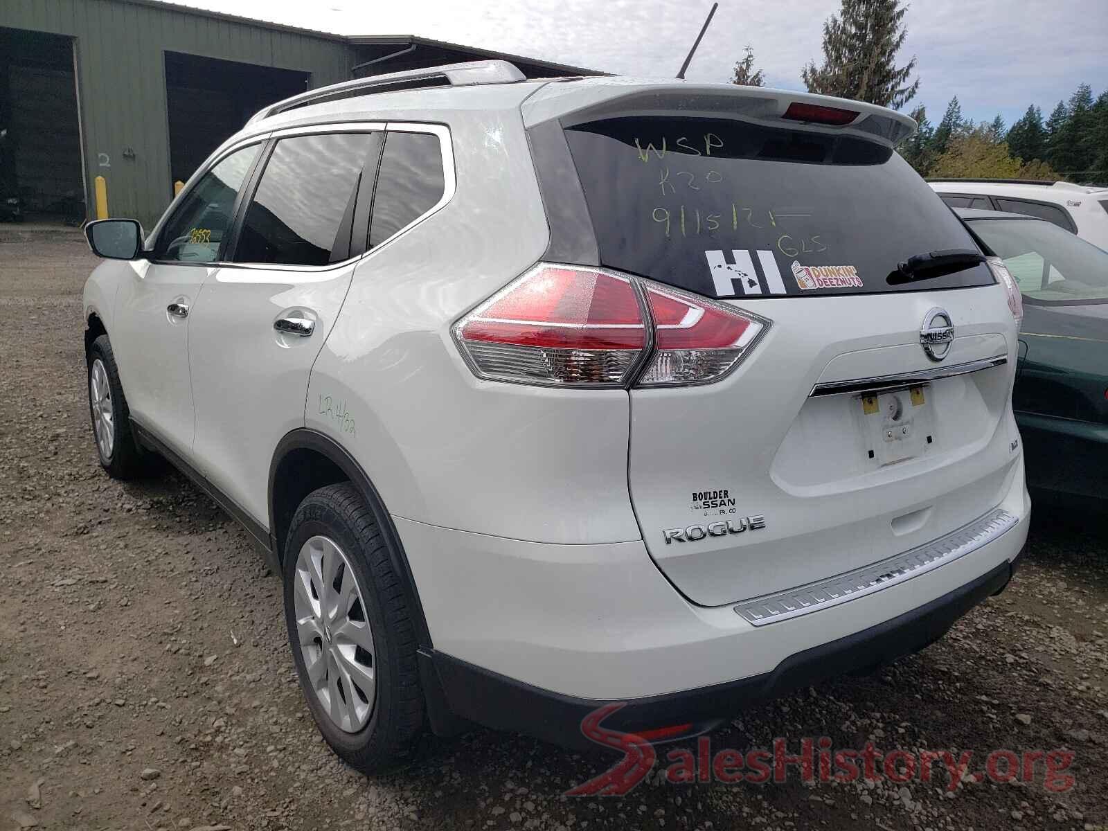 KNMAT2MV6GP671395 2016 NISSAN ROGUE