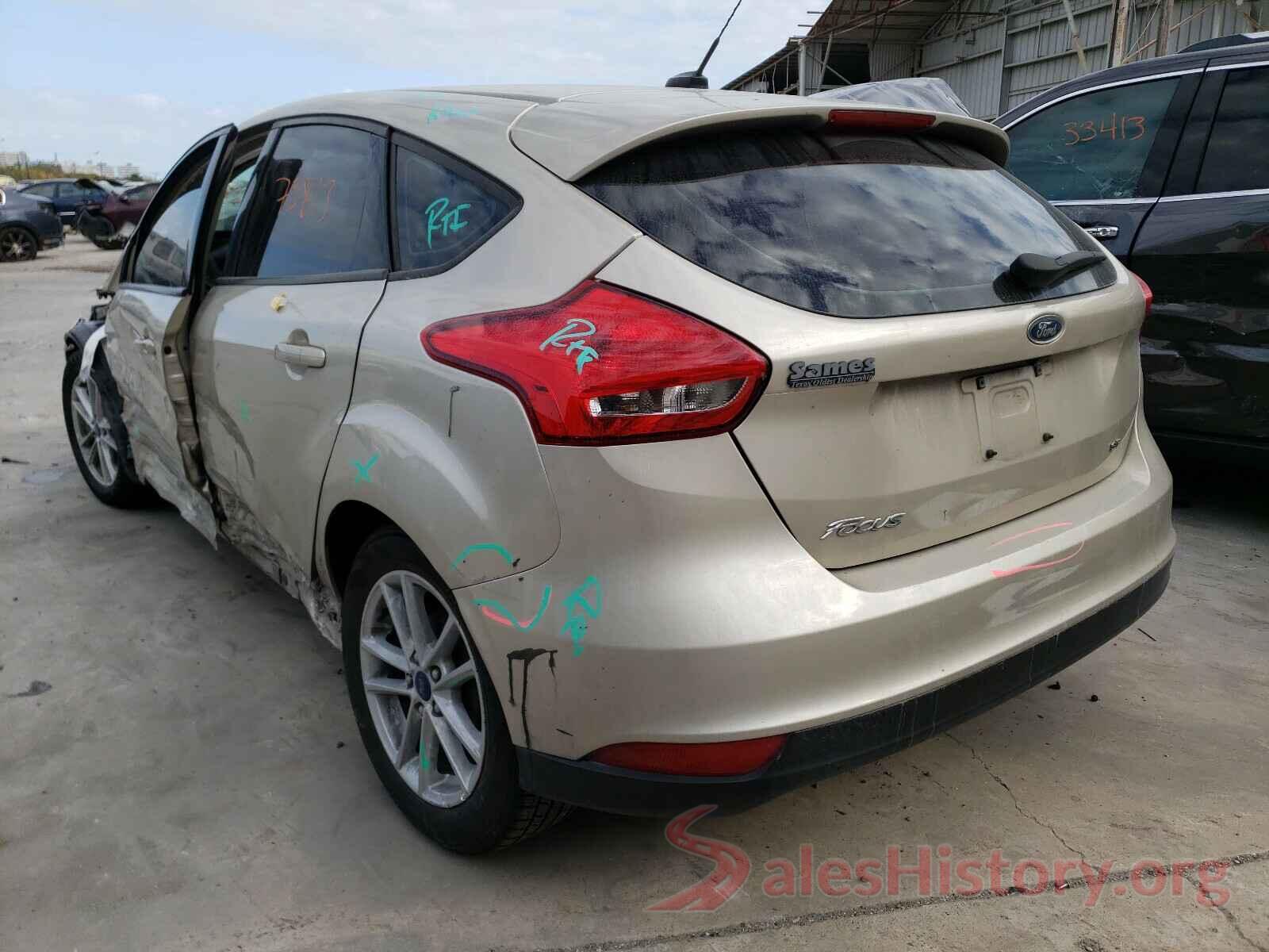 1FADP3K25HL313672 2017 FORD FOCUS