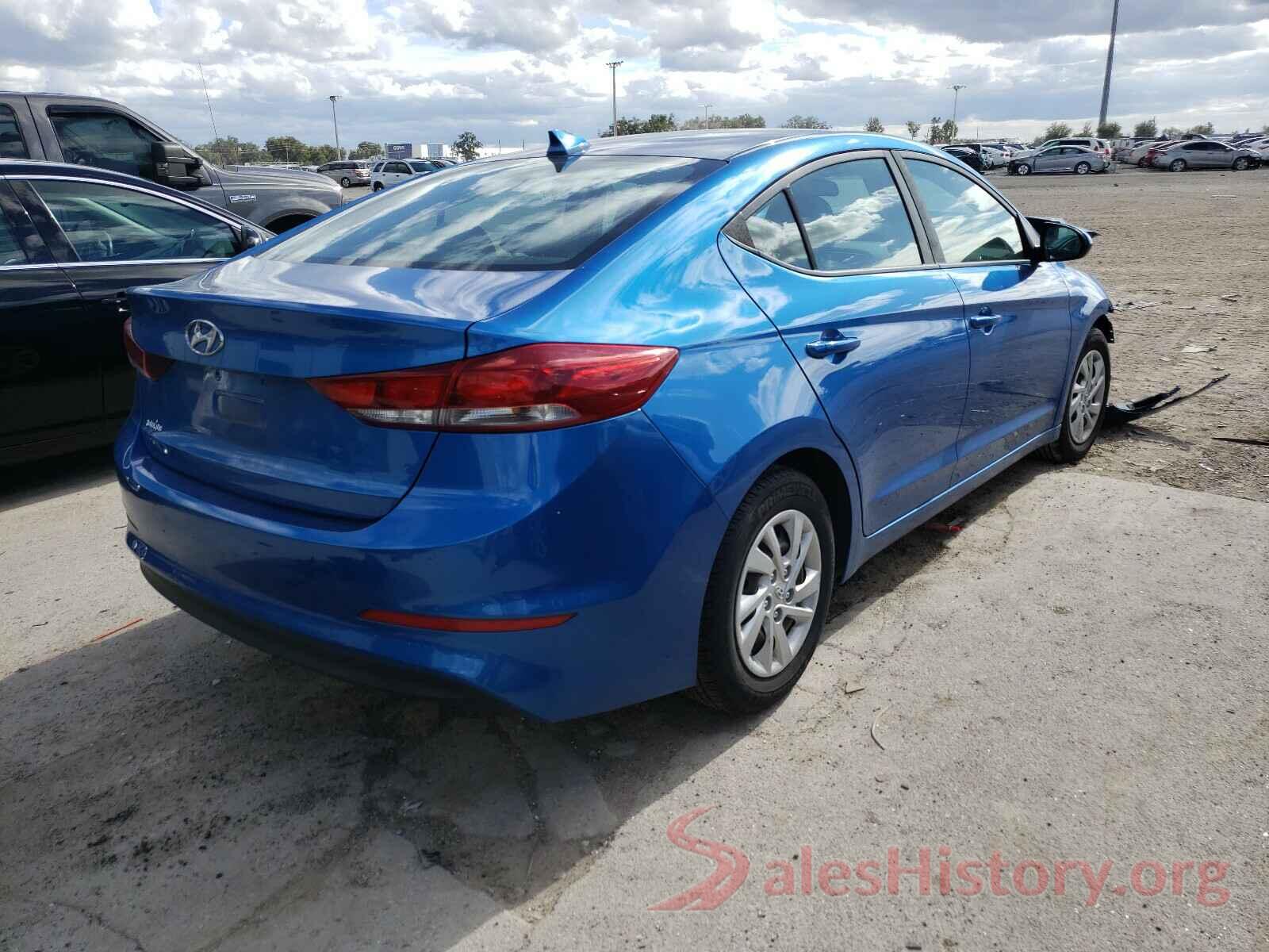 5NPD74LF4HH080275 2017 HYUNDAI ELANTRA