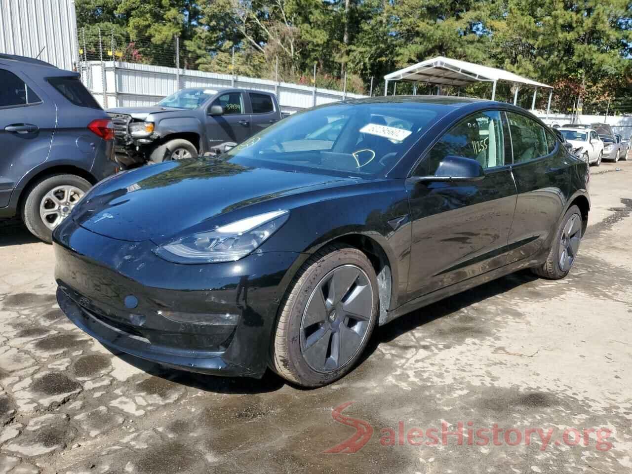 5YJ3E1EB7NF126024 2022 TESLA MODEL 3