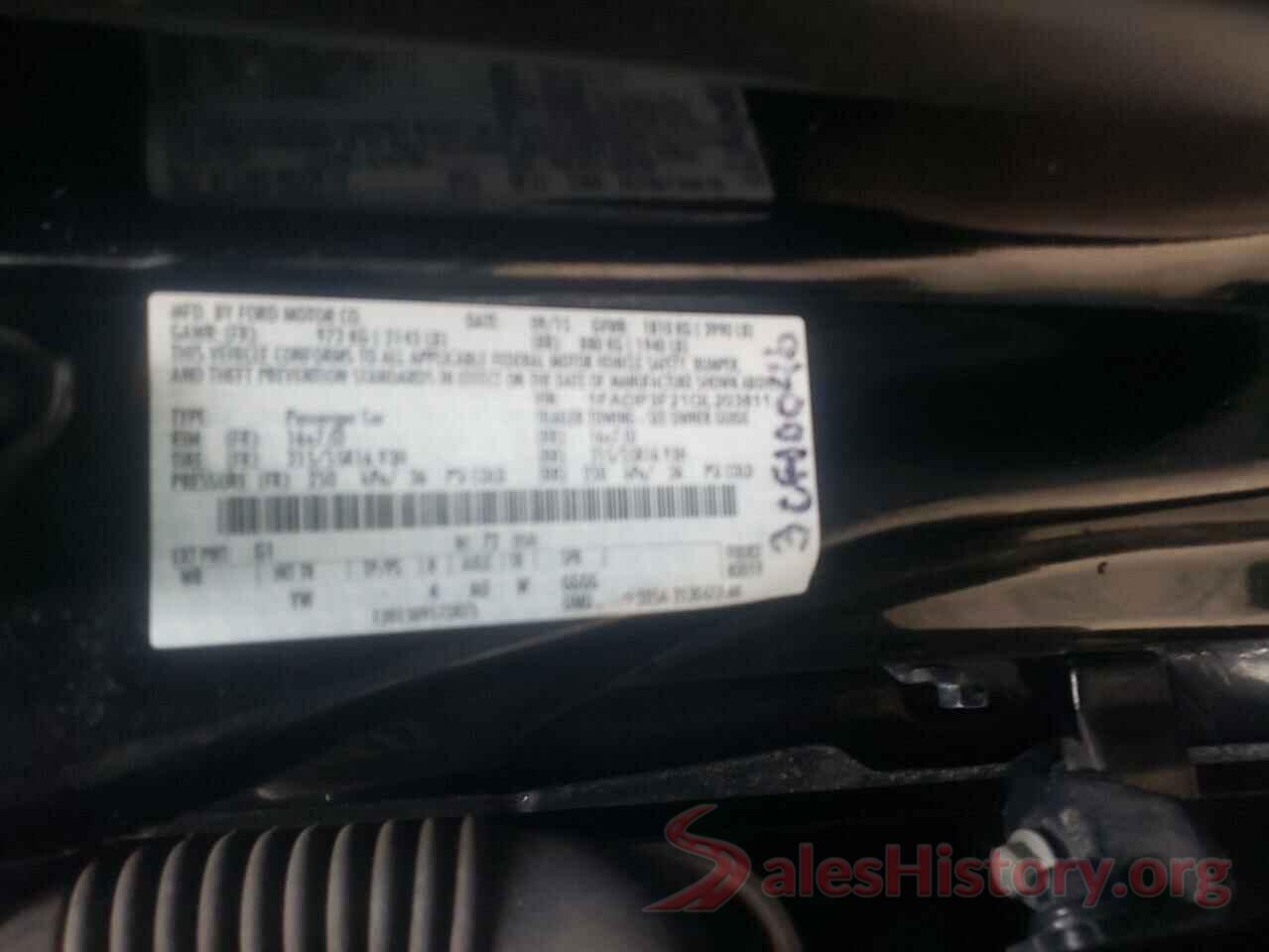 1FADP3F21GL203811 2016 FORD FOCUS