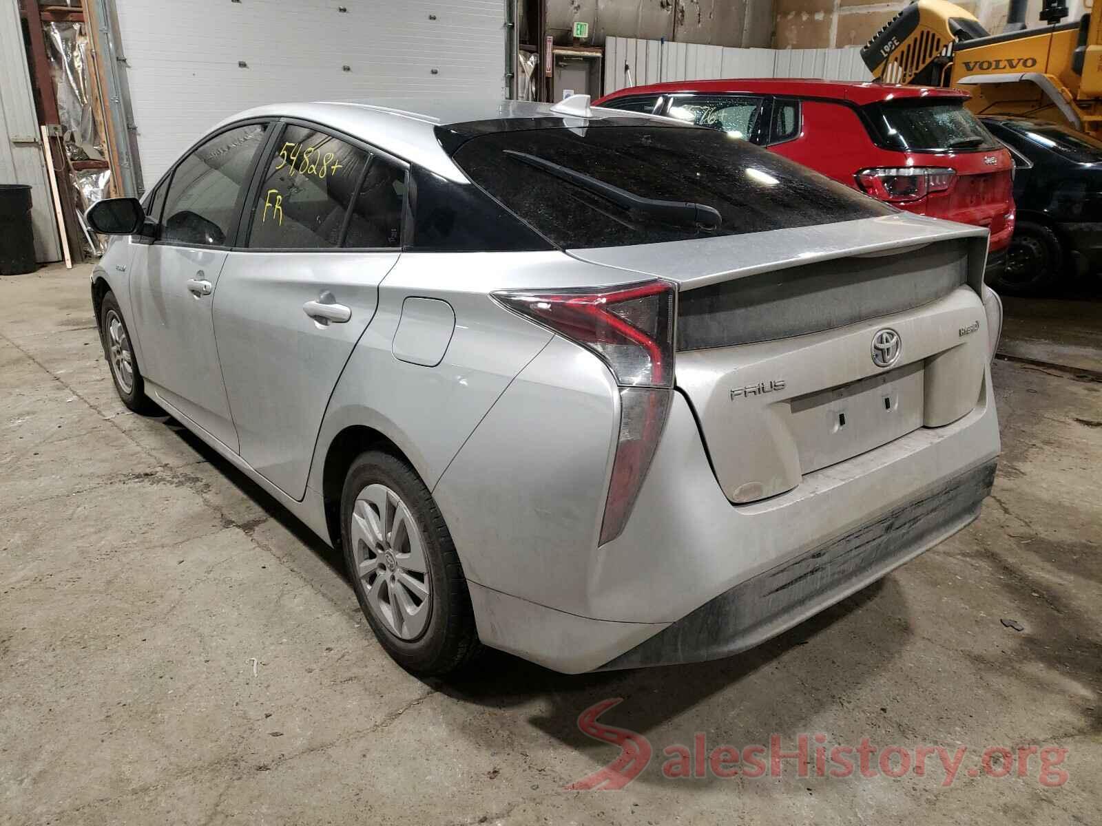 JTDKBRFUXH3033096 2017 TOYOTA PRIUS