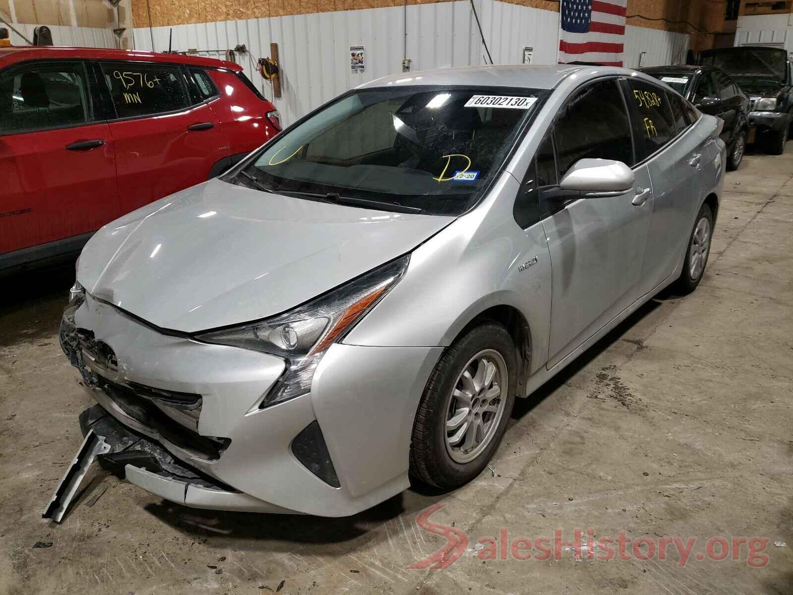 JTDKBRFUXH3033096 2017 TOYOTA PRIUS