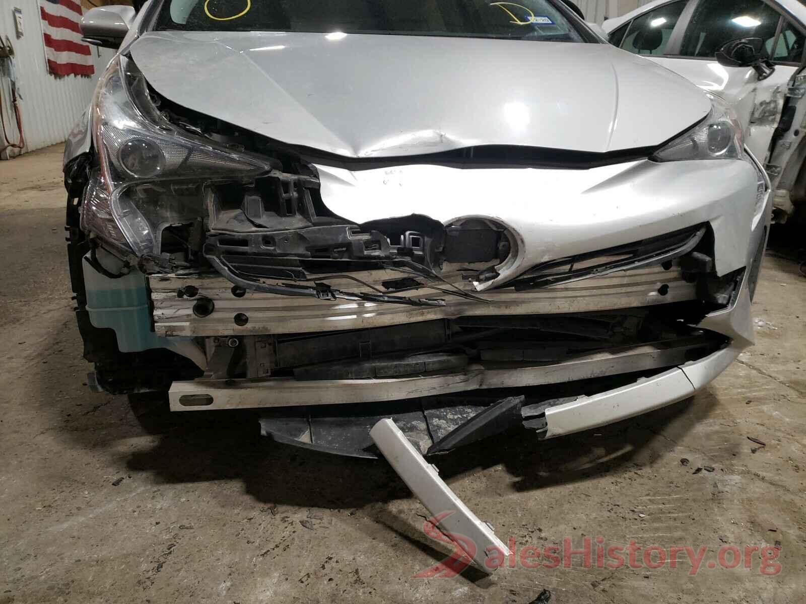 JTDKBRFUXH3033096 2017 TOYOTA PRIUS