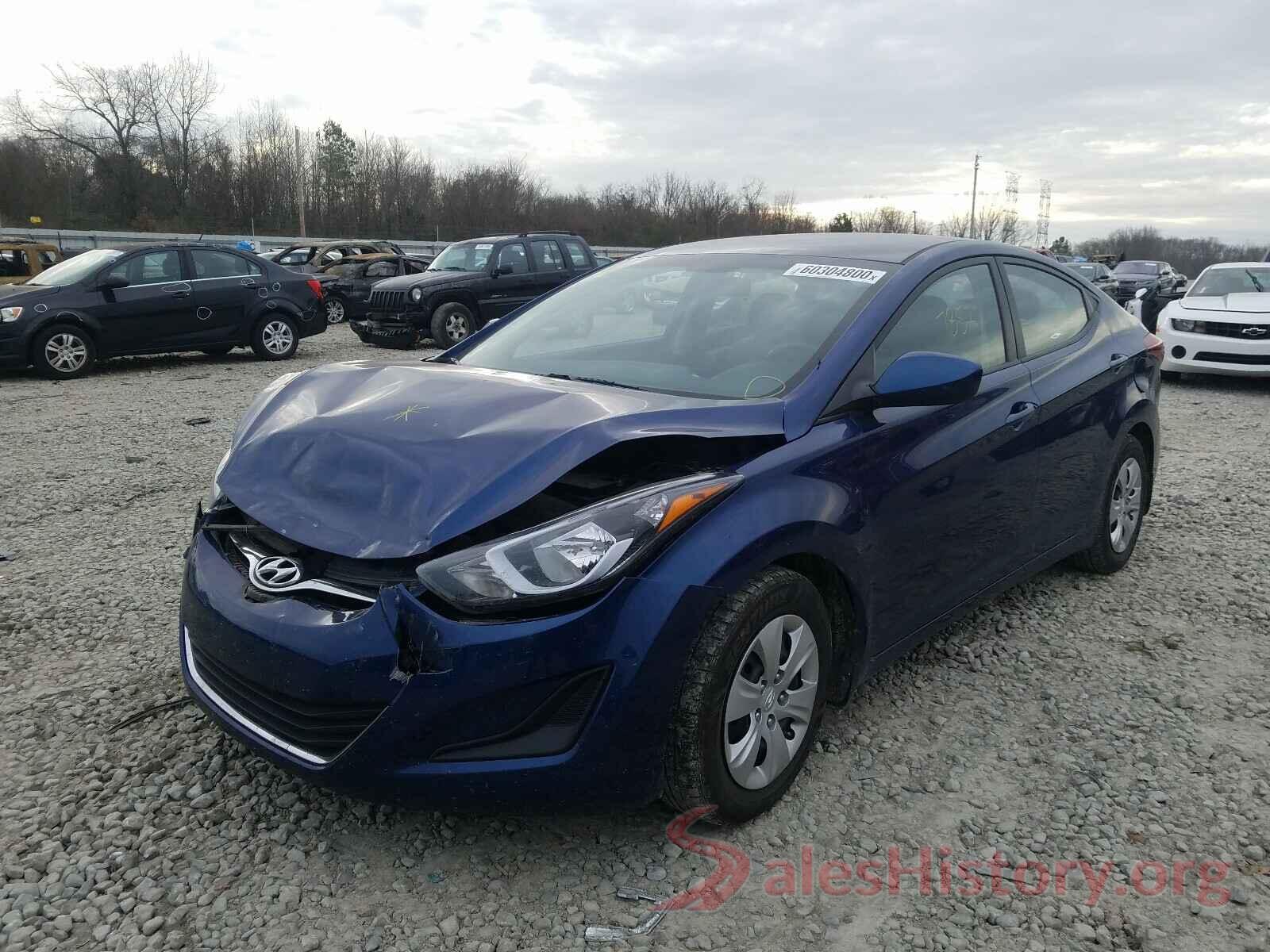 5NPDH4AE1GH732257 2016 HYUNDAI ELANTRA