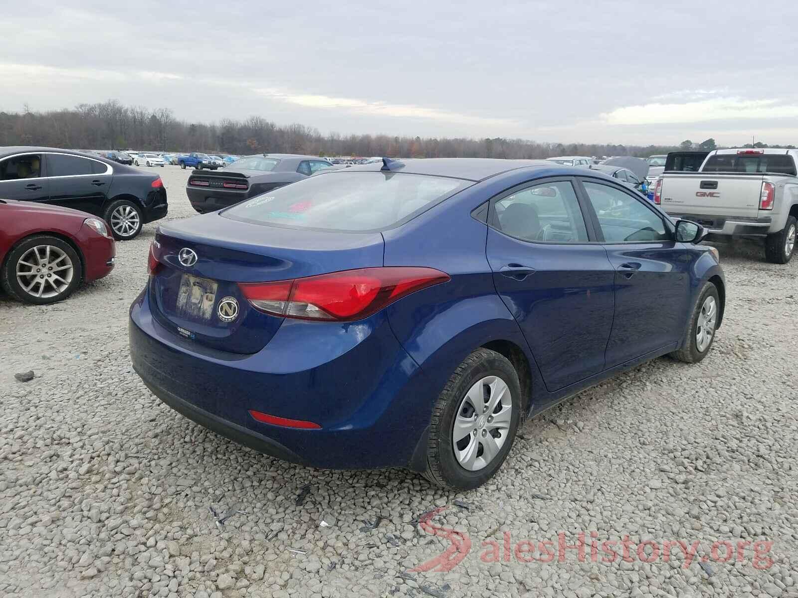 5NPDH4AE1GH732257 2016 HYUNDAI ELANTRA