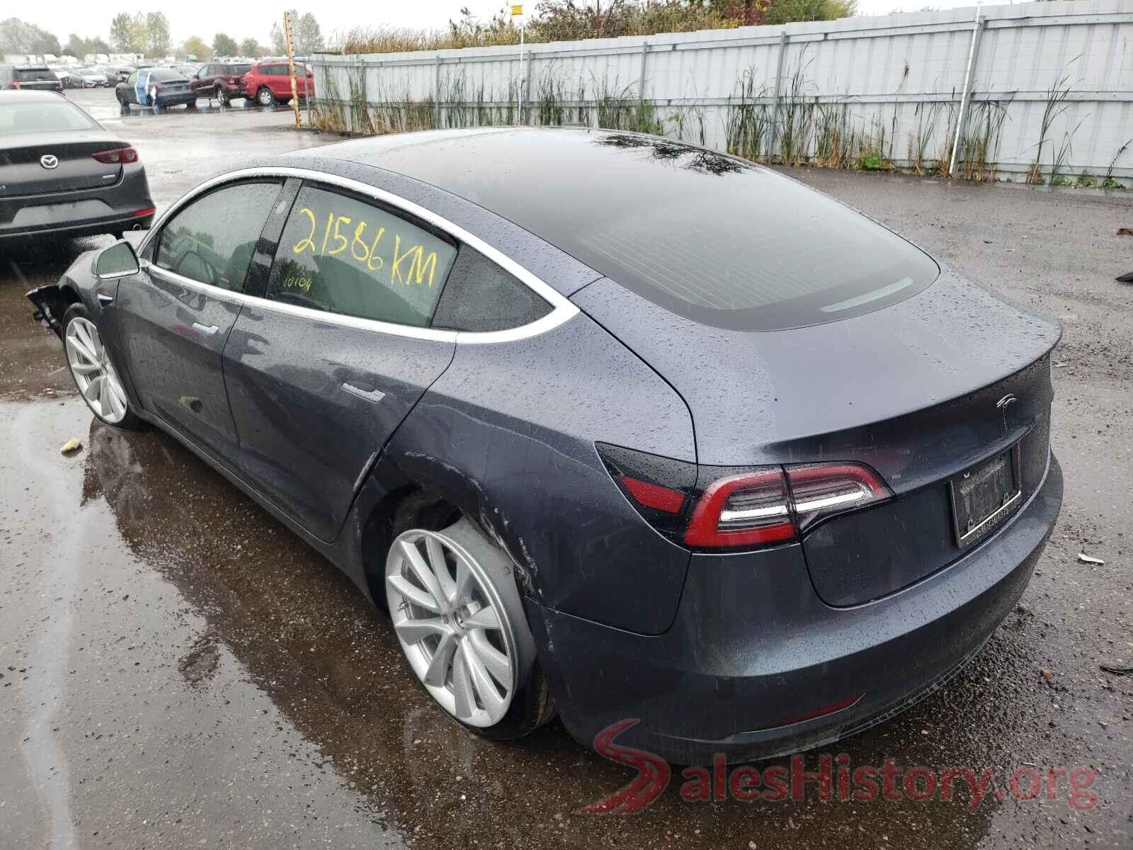 5YJ3E1EA7LF670186 2020 TESLA MODEL 3