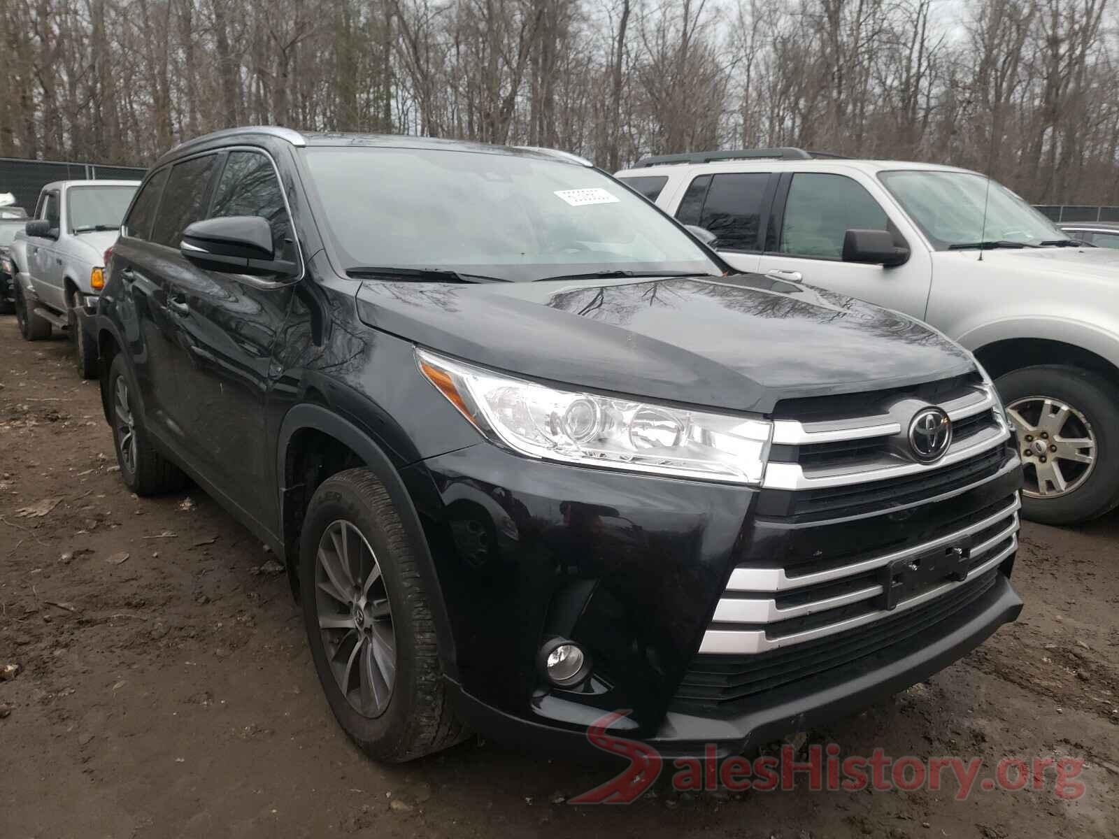 5TDJZRFH5KS603764 2019 TOYOTA HIGHLANDER