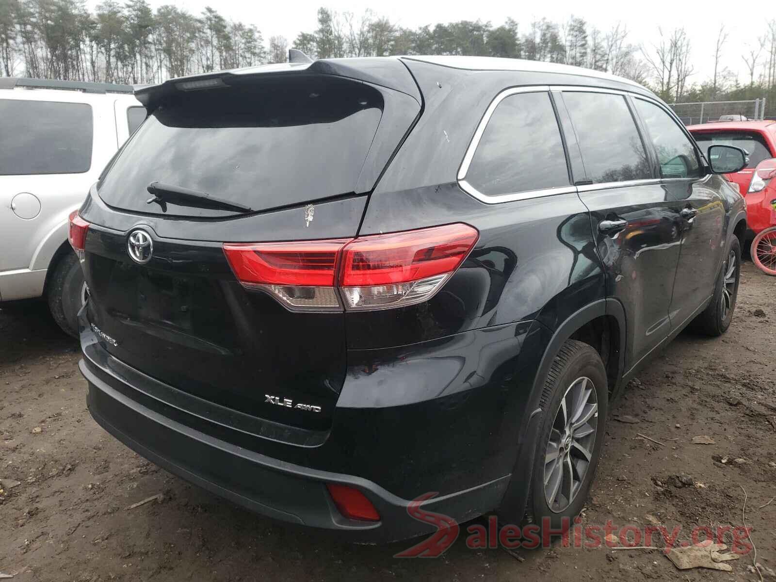 5TDJZRFH5KS603764 2019 TOYOTA HIGHLANDER