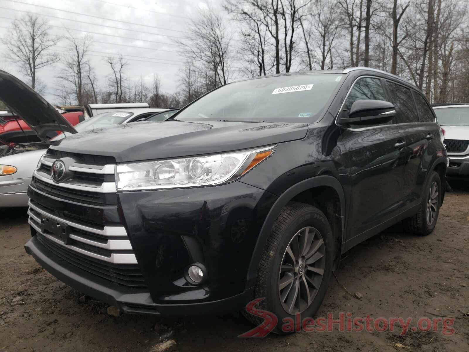 5TDJZRFH5KS603764 2019 TOYOTA HIGHLANDER