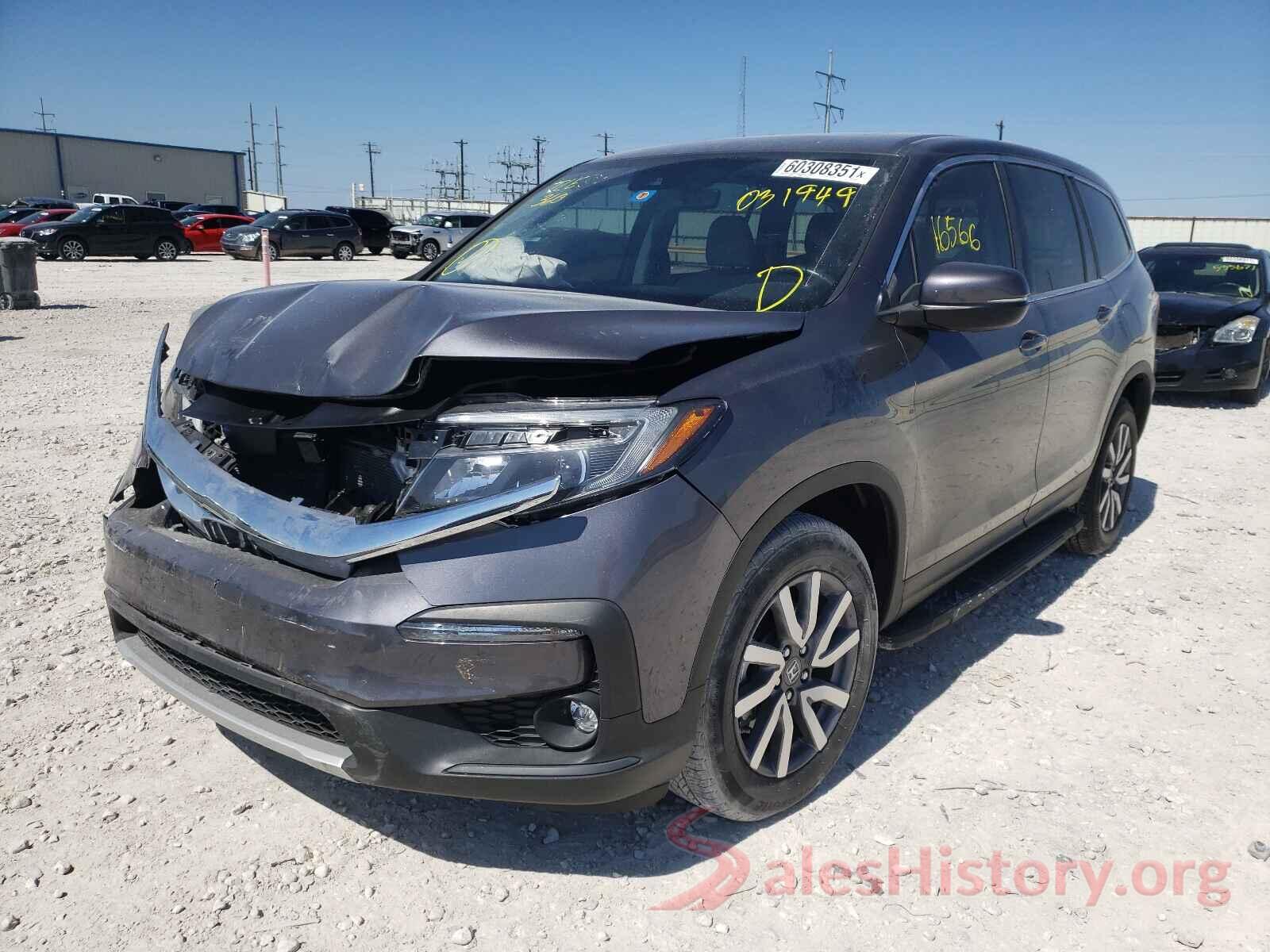 5FNYF5H56KB031949 2019 HONDA PILOT