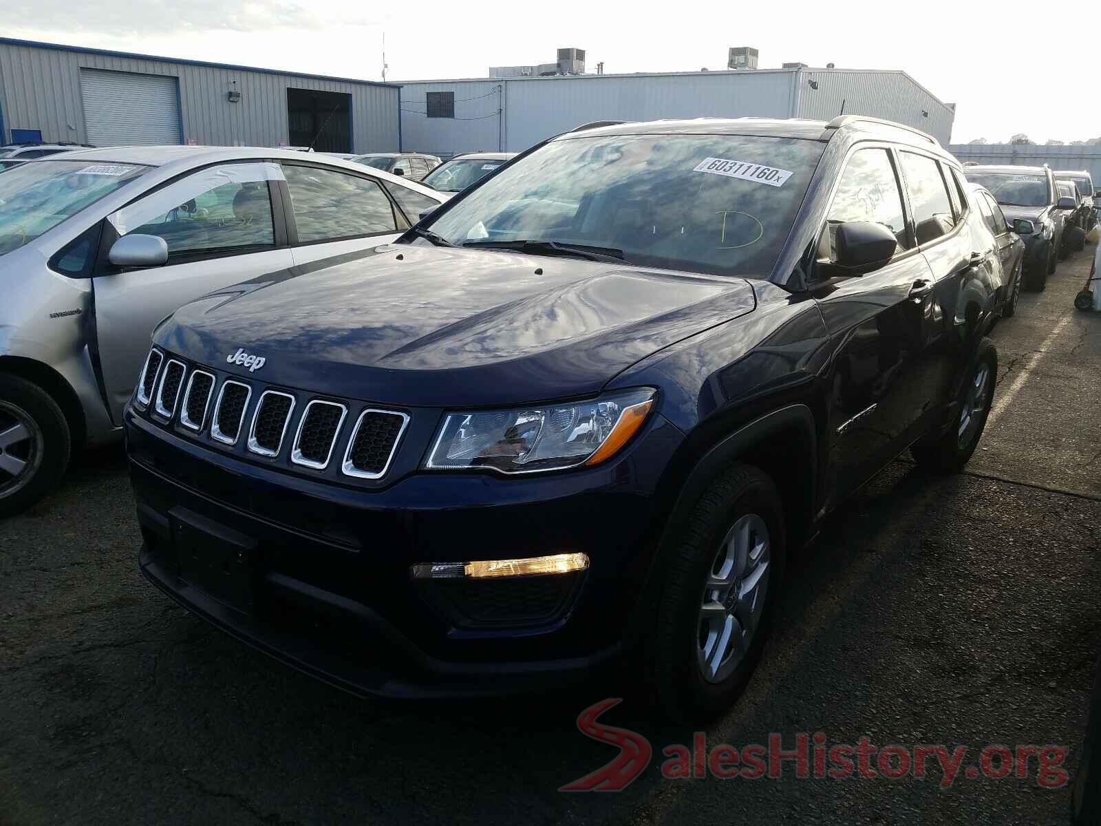 3C4NJCAB3KT623865 2019 JEEP COMPASS