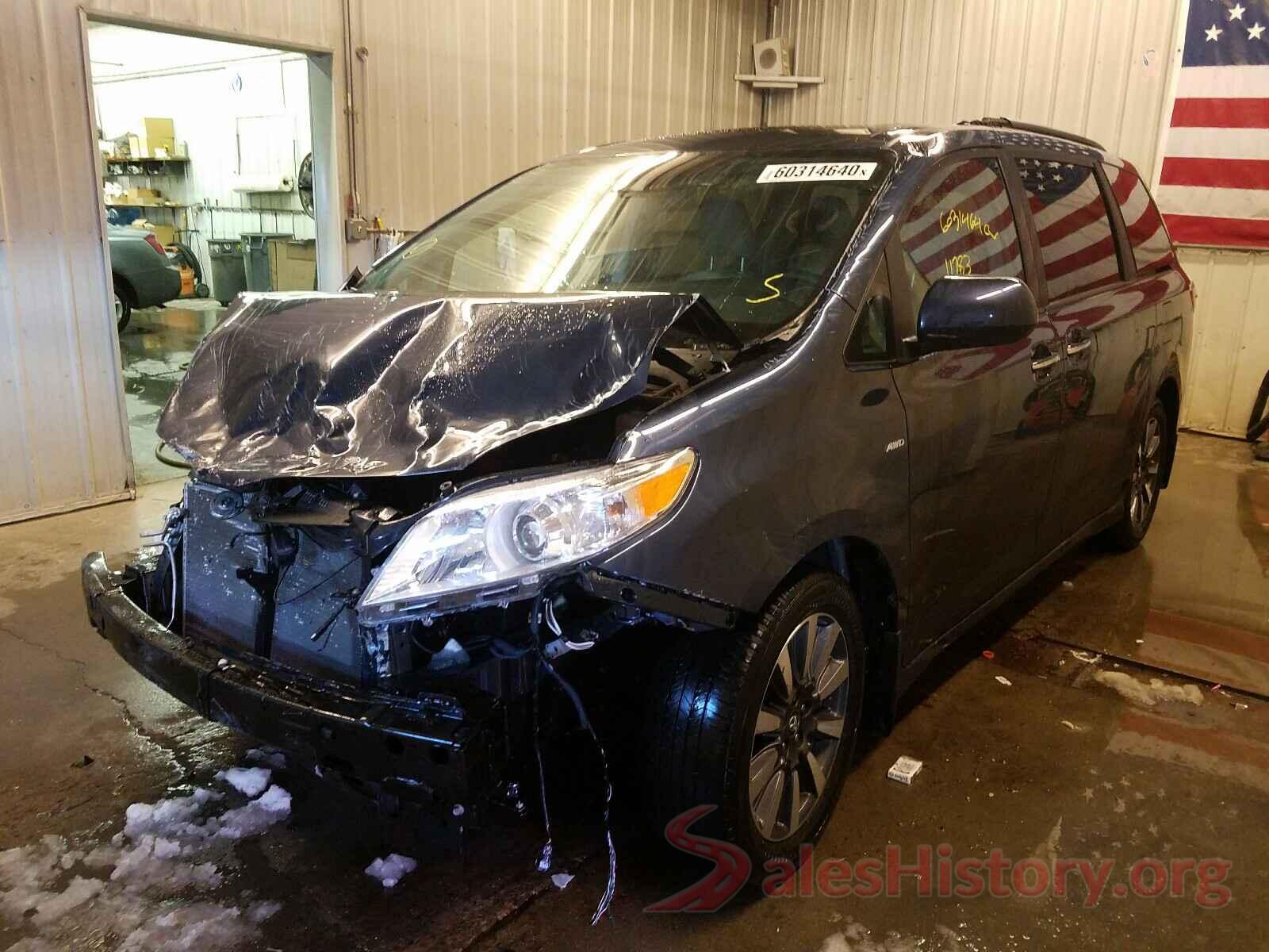 5TDDZ3DC1KS216842 2019 TOYOTA SIENNA