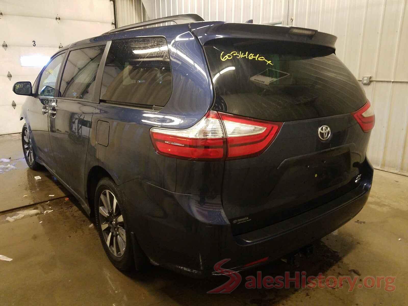 5TDDZ3DC1KS216842 2019 TOYOTA SIENNA