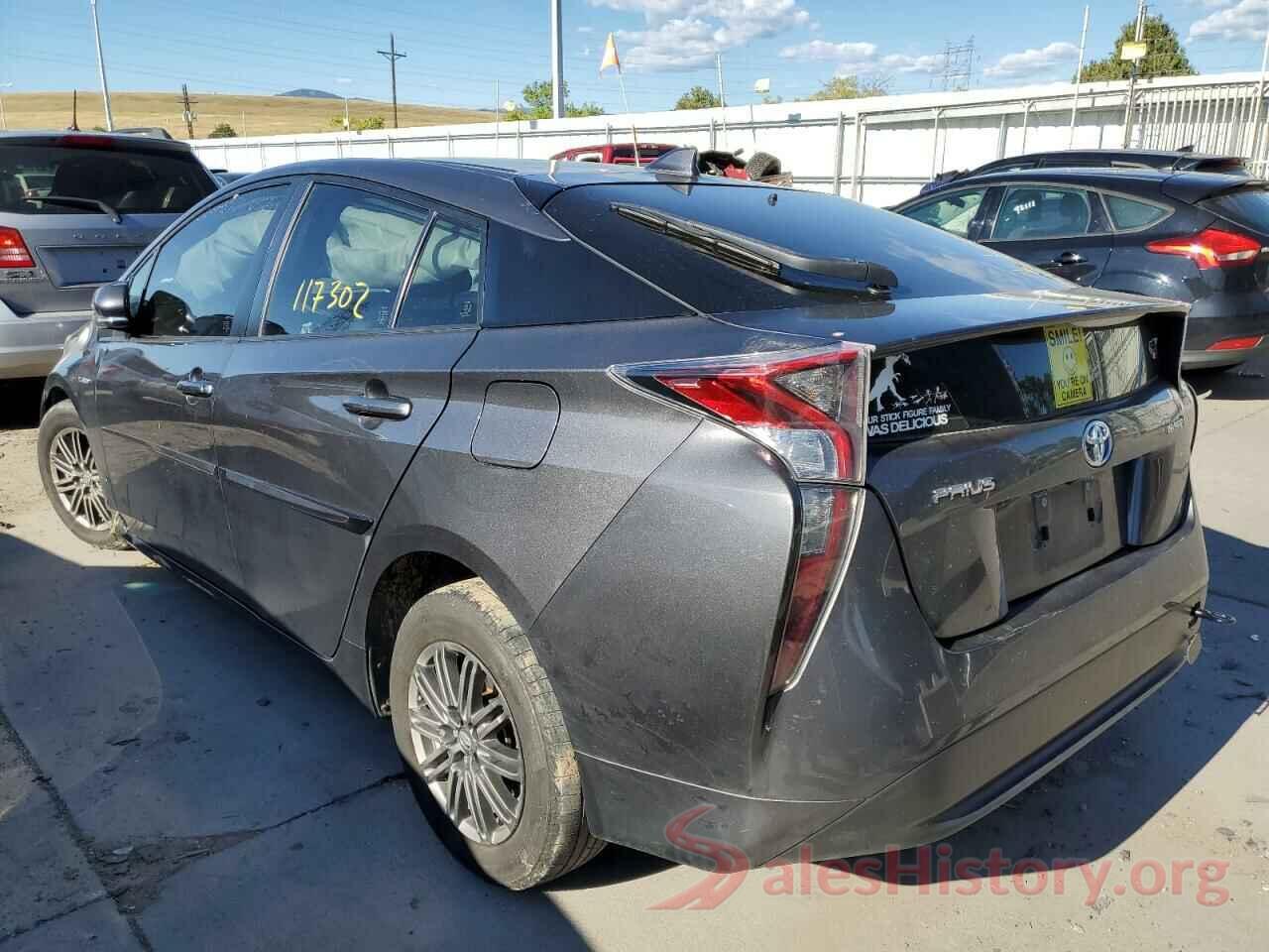 JTDKBRFU6H3540724 2017 TOYOTA PRIUS