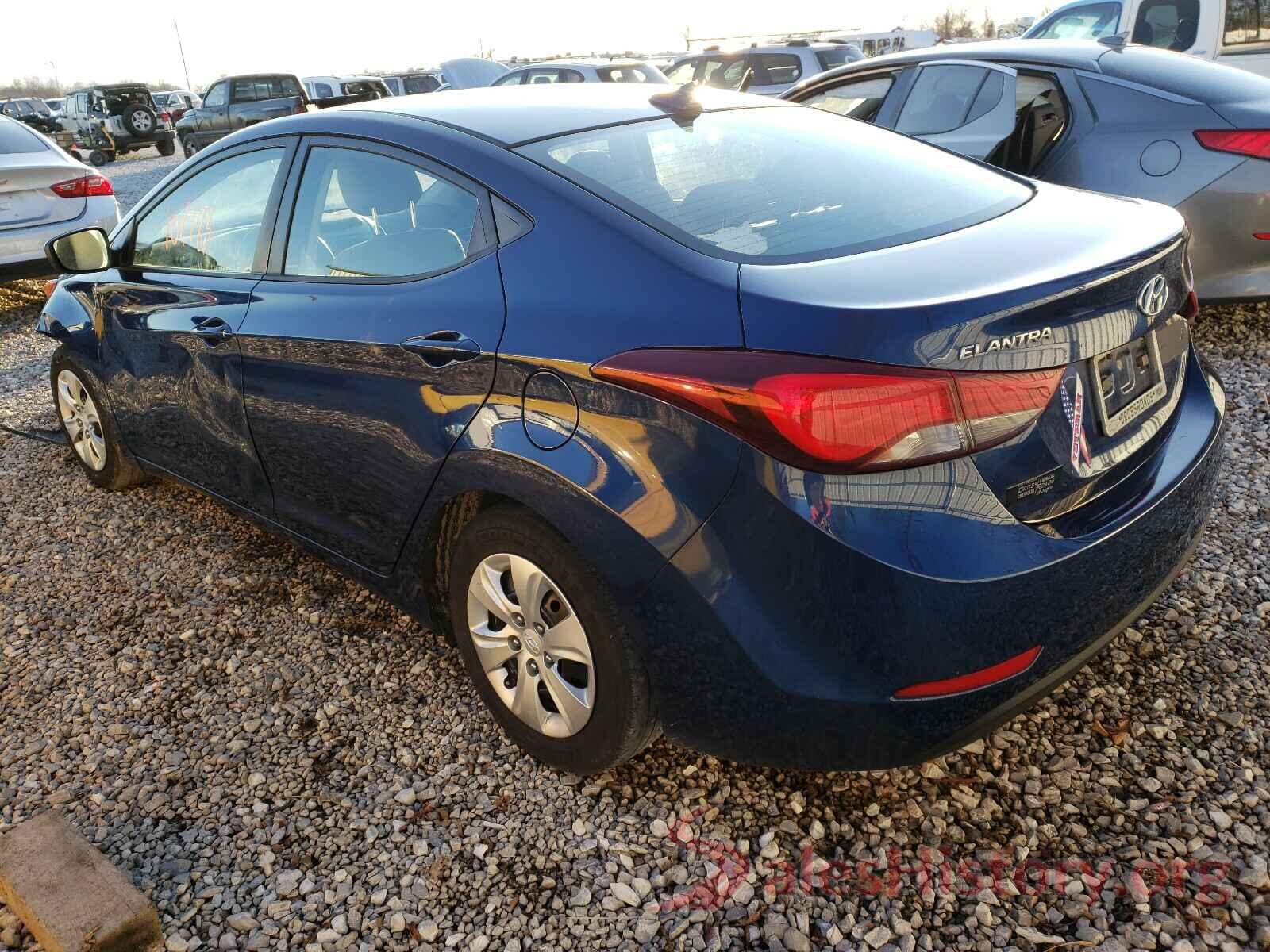 5NPDH4AE9GH750988 2016 HYUNDAI ELANTRA