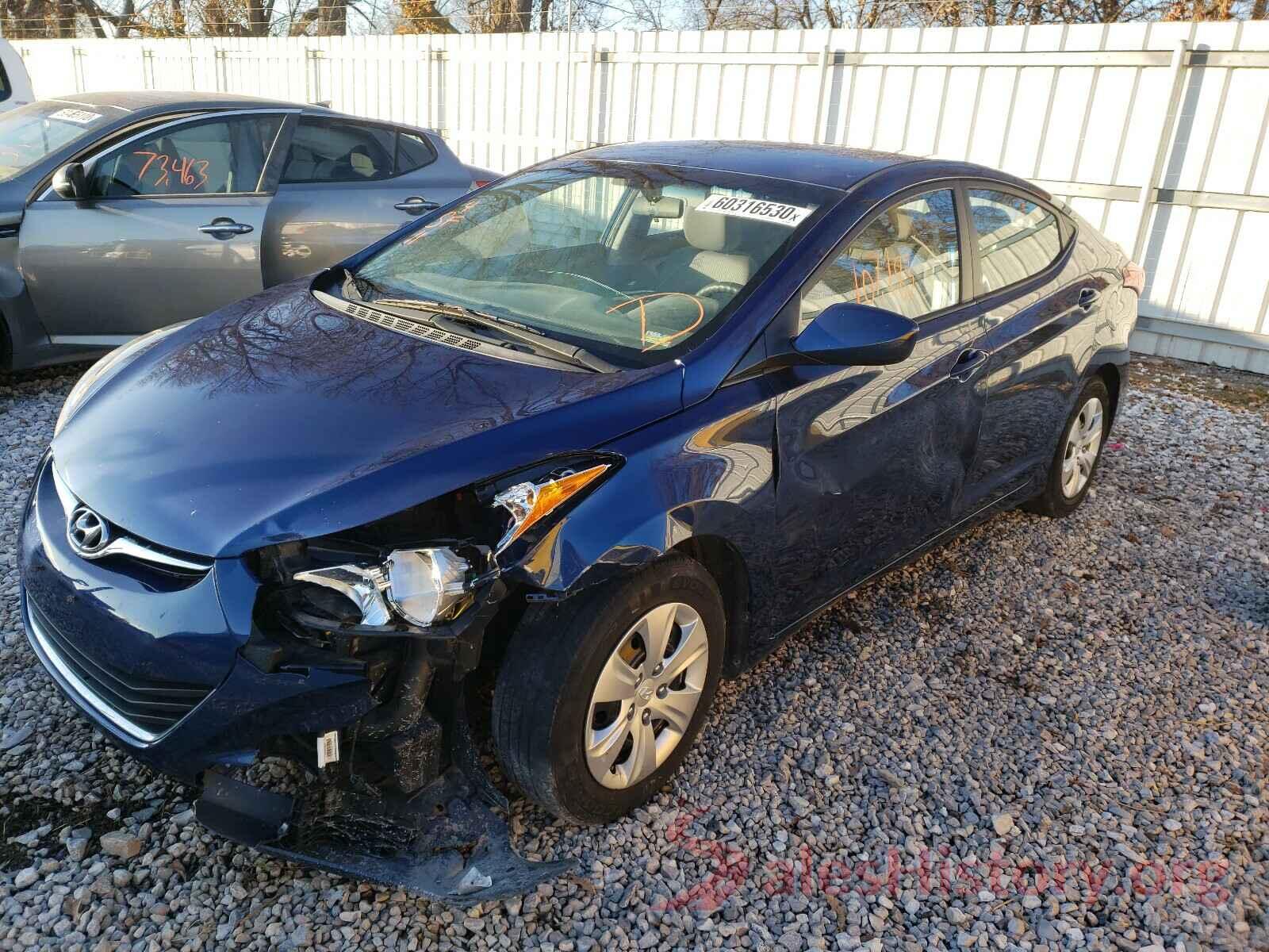 5NPDH4AE9GH750988 2016 HYUNDAI ELANTRA