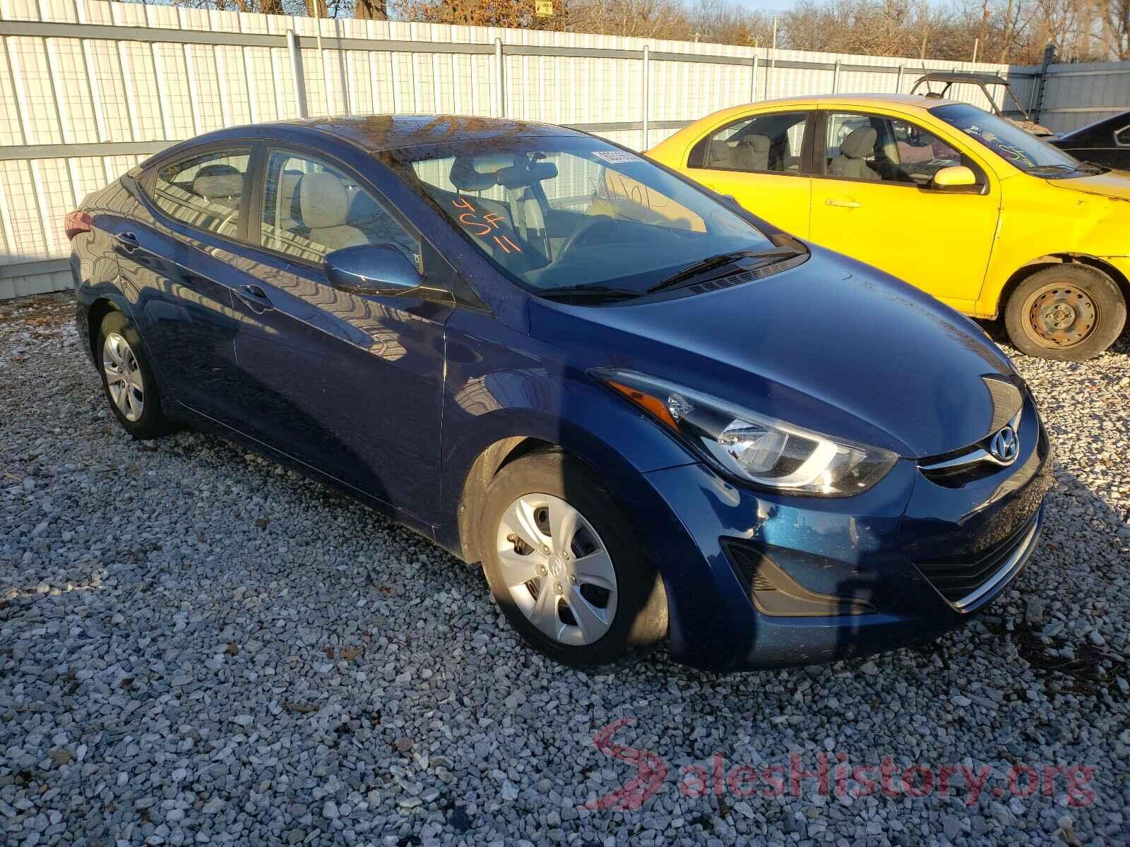 5NPDH4AE9GH750988 2016 HYUNDAI ELANTRA