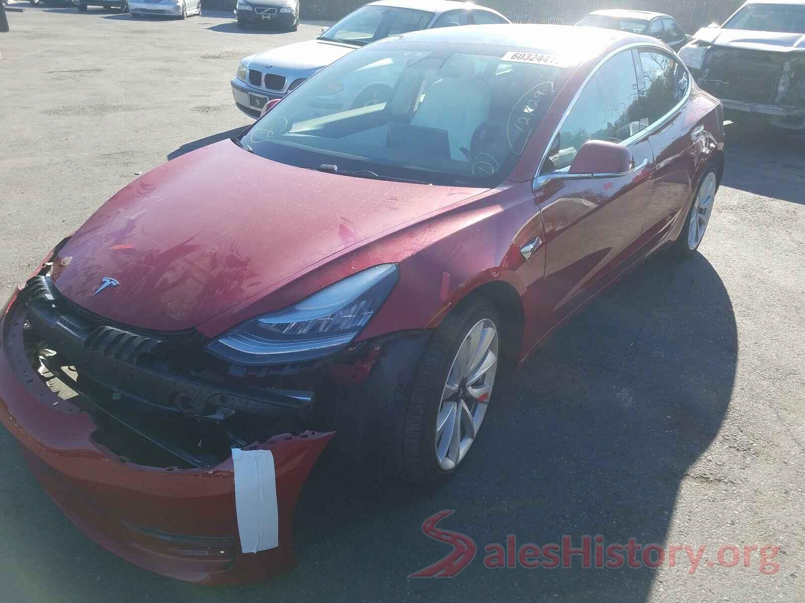 5YJ3E1EB1KF391887 2019 TESLA MODEL 3