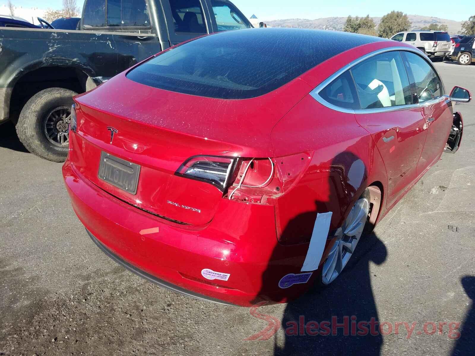 5YJ3E1EB1KF391887 2019 TESLA MODEL 3