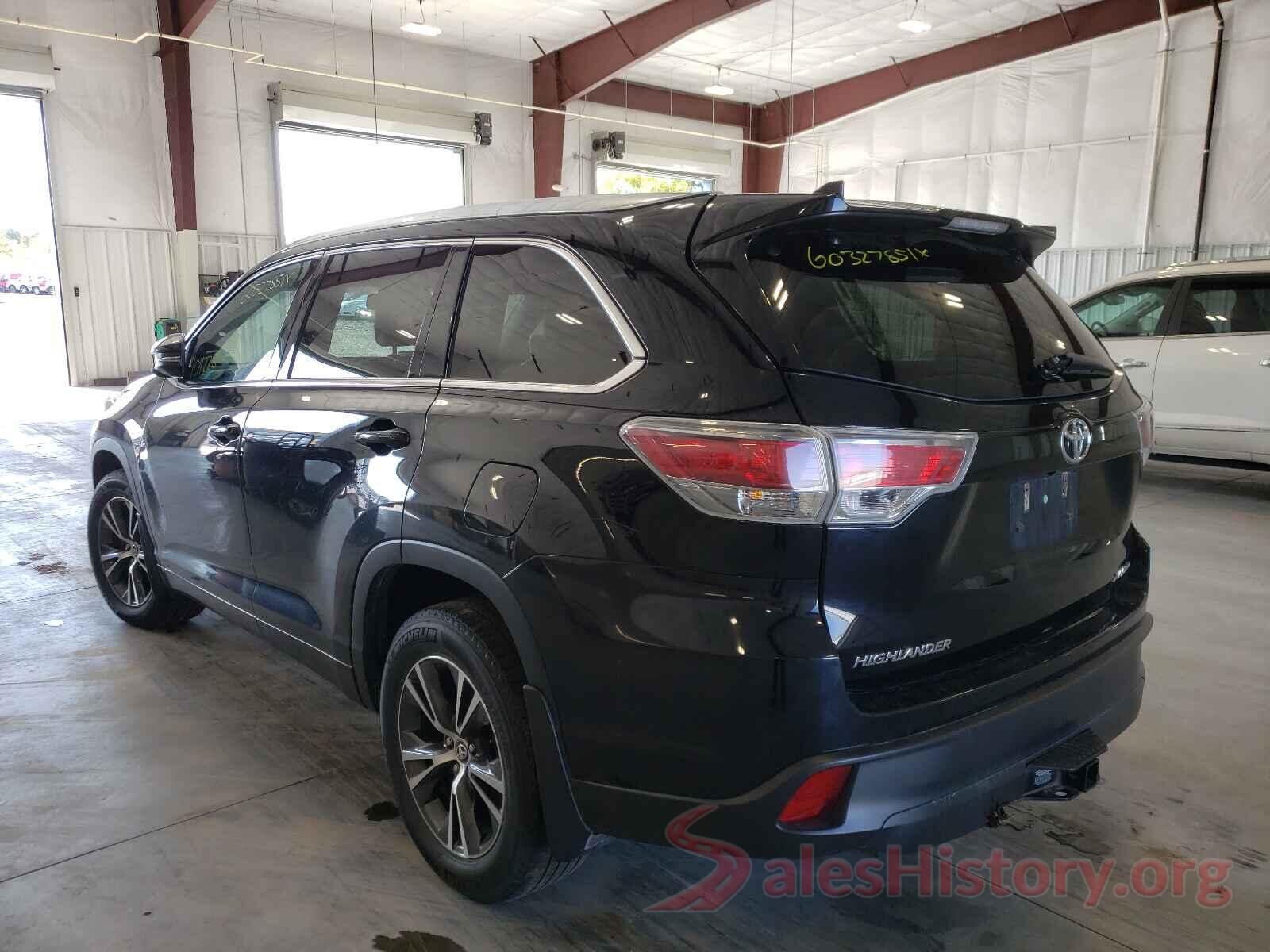 5TDJKRFHXGS281683 2016 TOYOTA HIGHLANDER