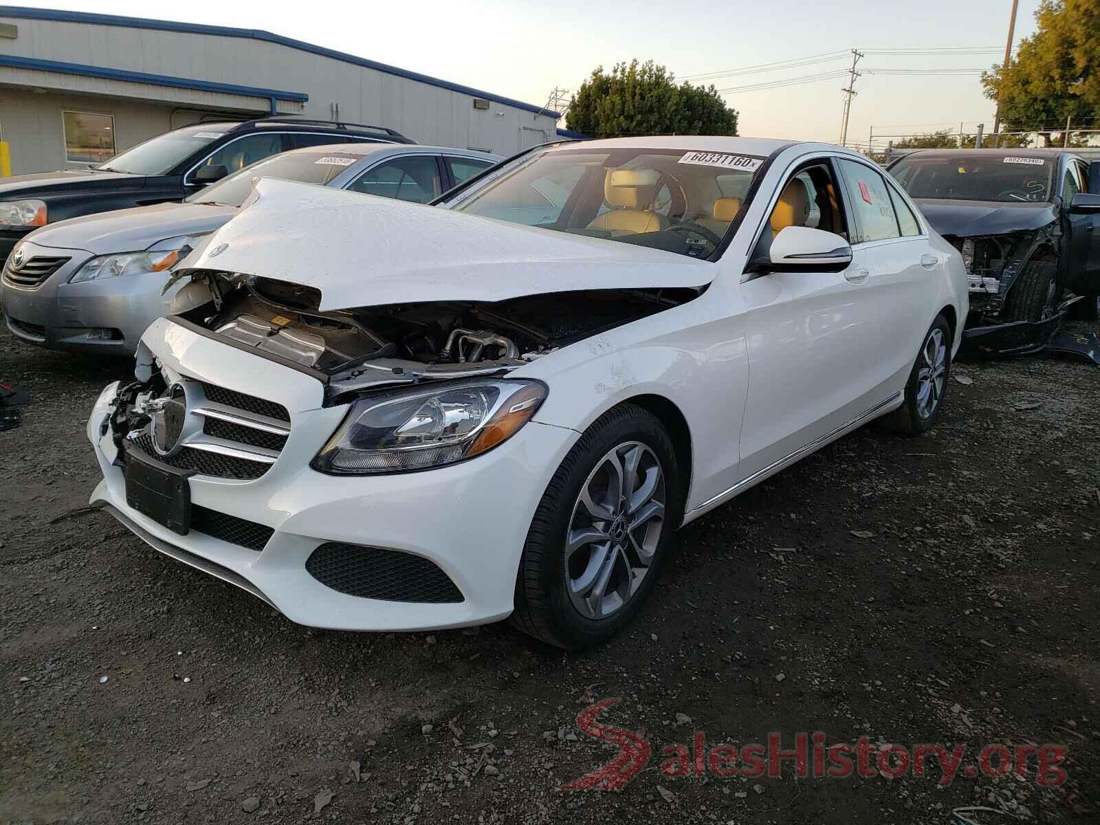 55SWF4JB5HU222058 2017 MERCEDES-BENZ C CLASS