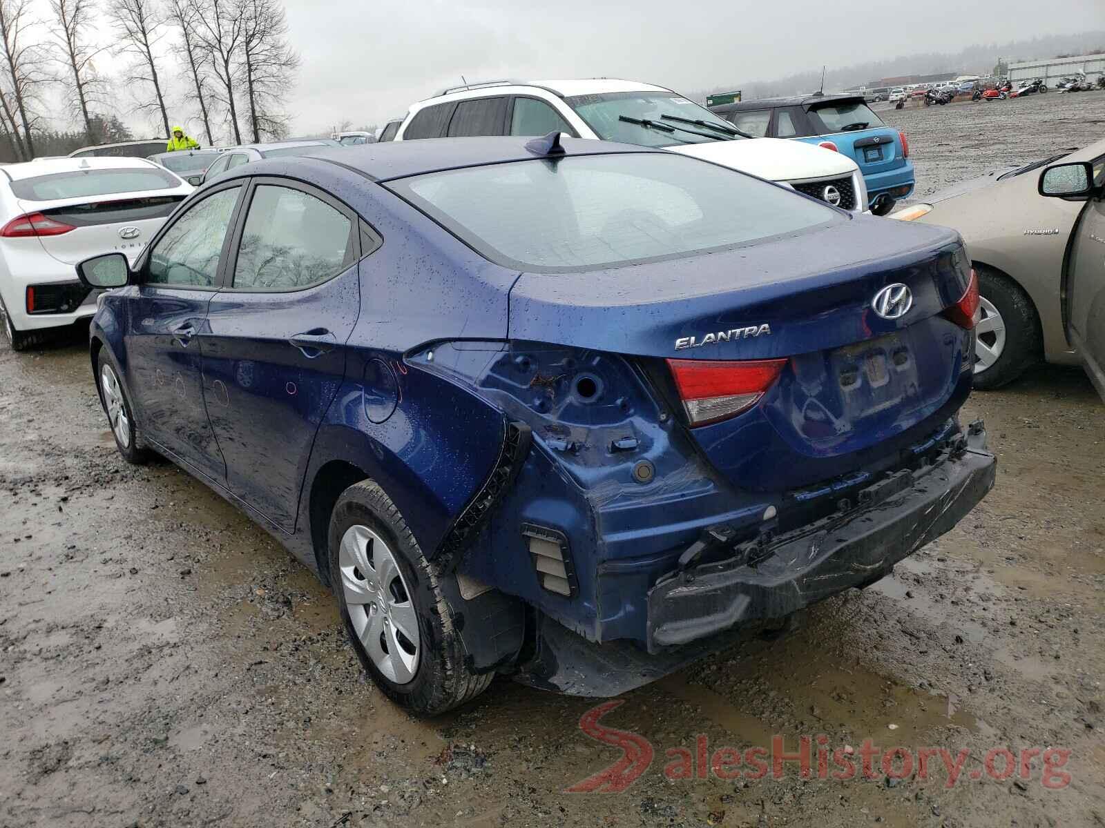 5NPDH4AE6GH725627 2016 HYUNDAI ELANTRA