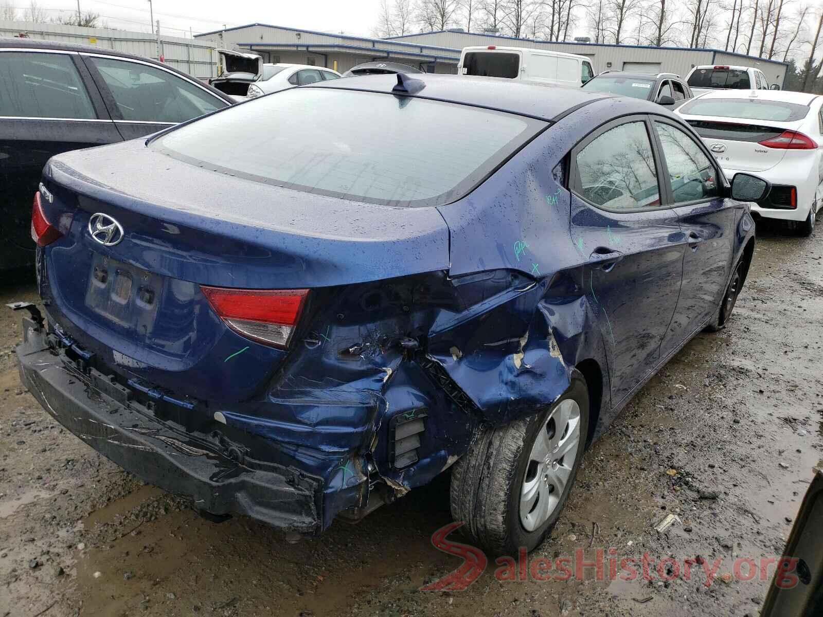 5NPDH4AE6GH725627 2016 HYUNDAI ELANTRA