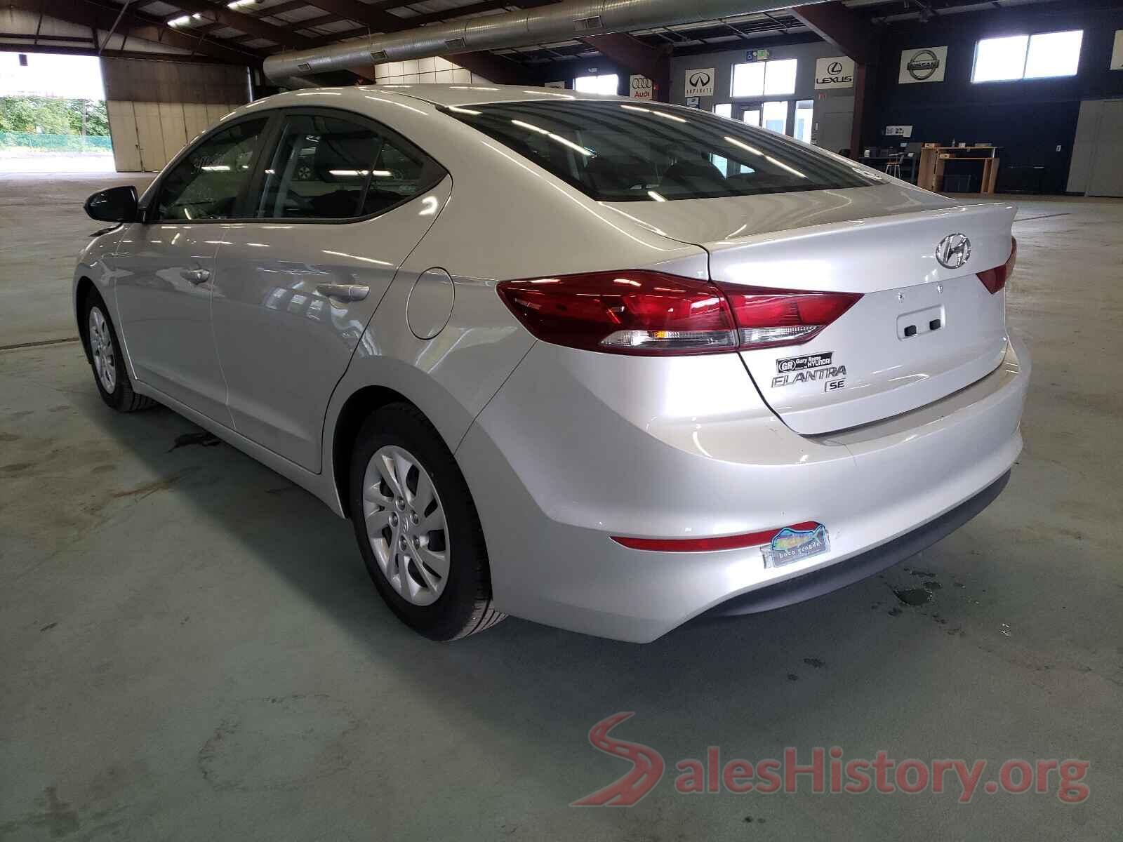 5NPD74LF7JH261103 2018 HYUNDAI ELANTRA