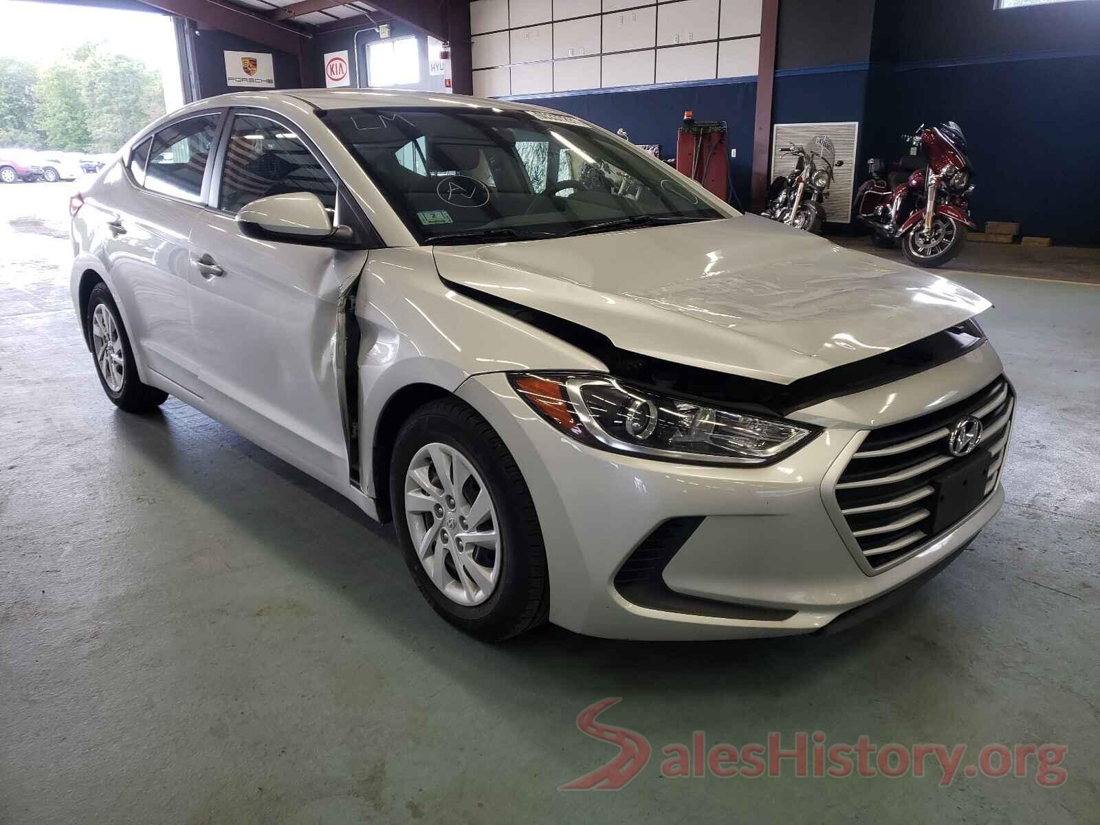 5NPD74LF7JH261103 2018 HYUNDAI ELANTRA