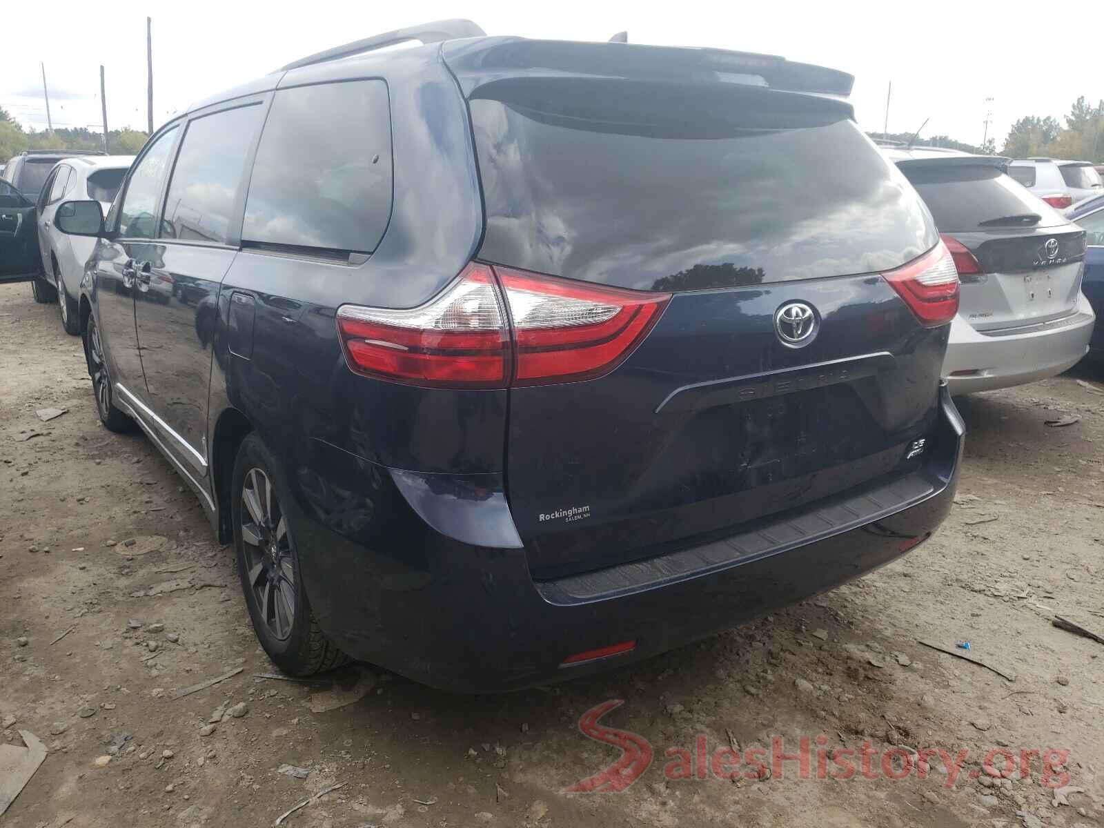 5TDJZ3DC4KS221763 2019 TOYOTA SIENNA