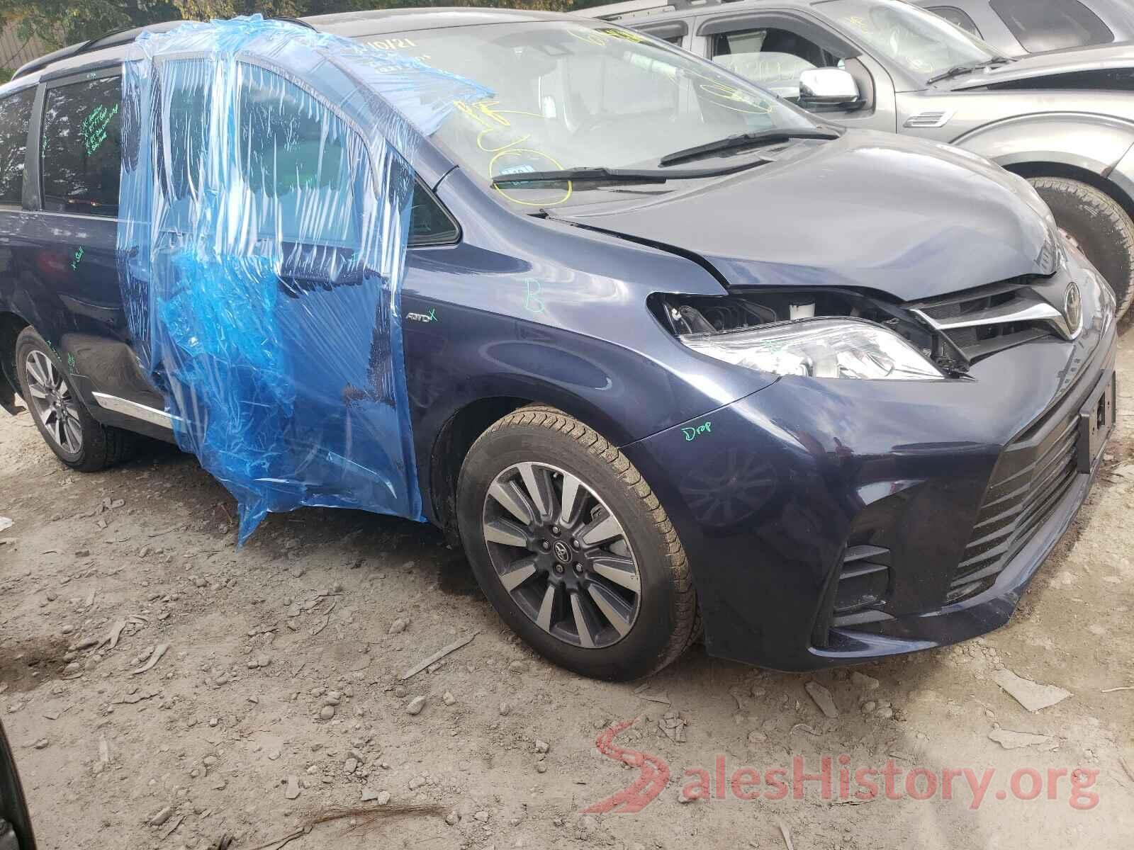 5TDJZ3DC4KS221763 2019 TOYOTA SIENNA