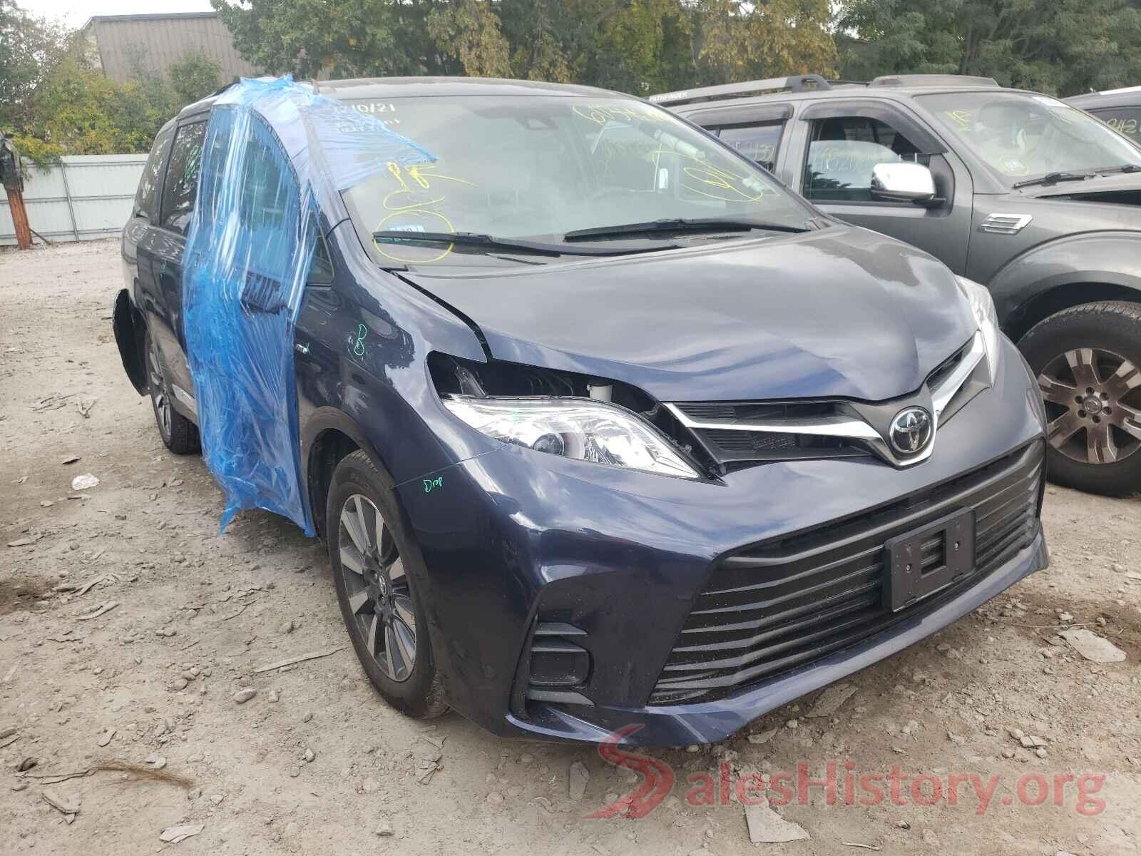 5TDJZ3DC4KS221763 2019 TOYOTA SIENNA