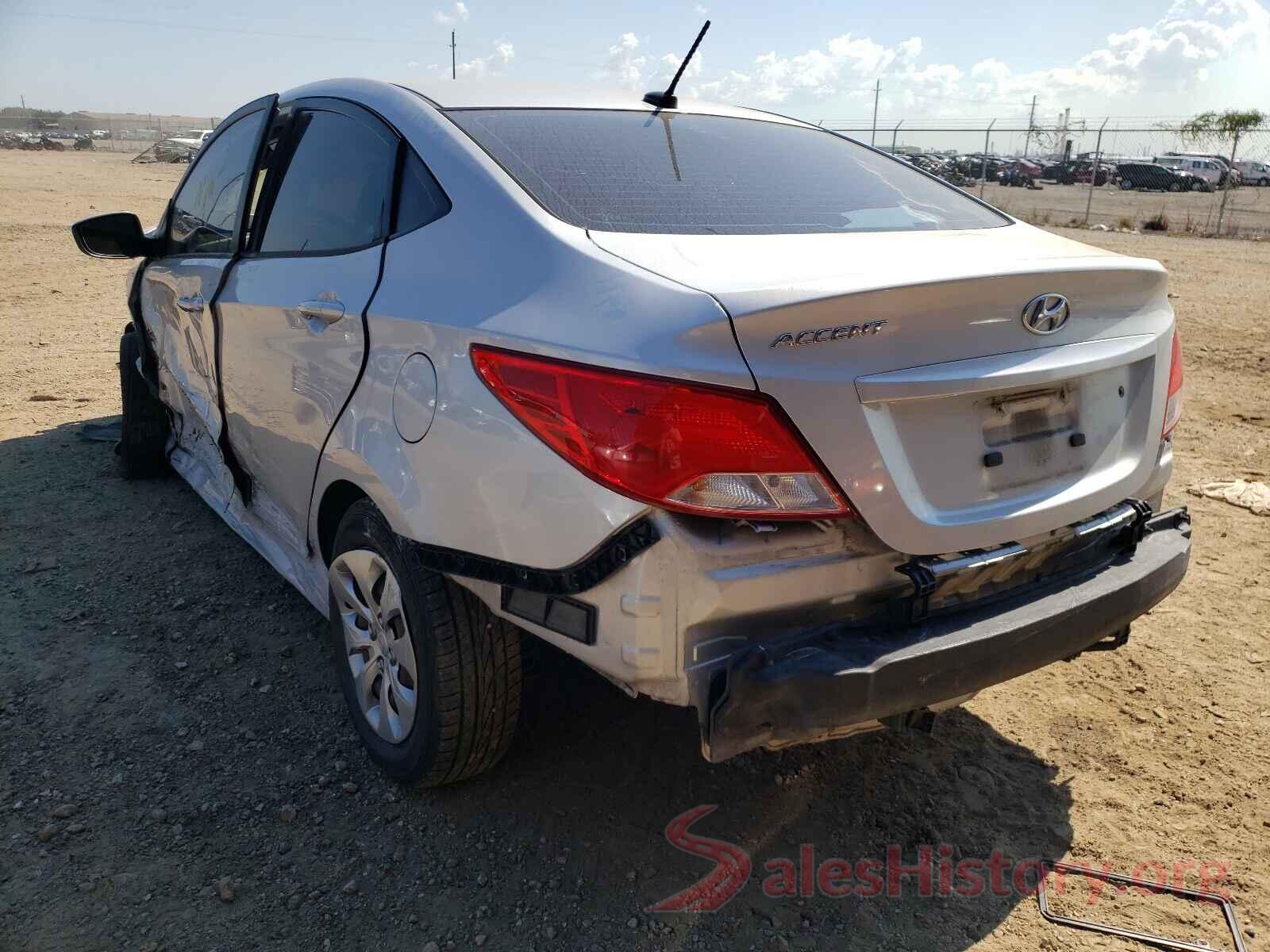 KMHCT4AE3GU963642 2016 HYUNDAI ACCENT