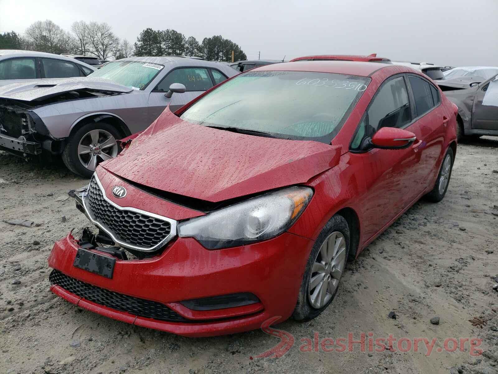 KNAFX4A67G5508749 2016 KIA FORTE